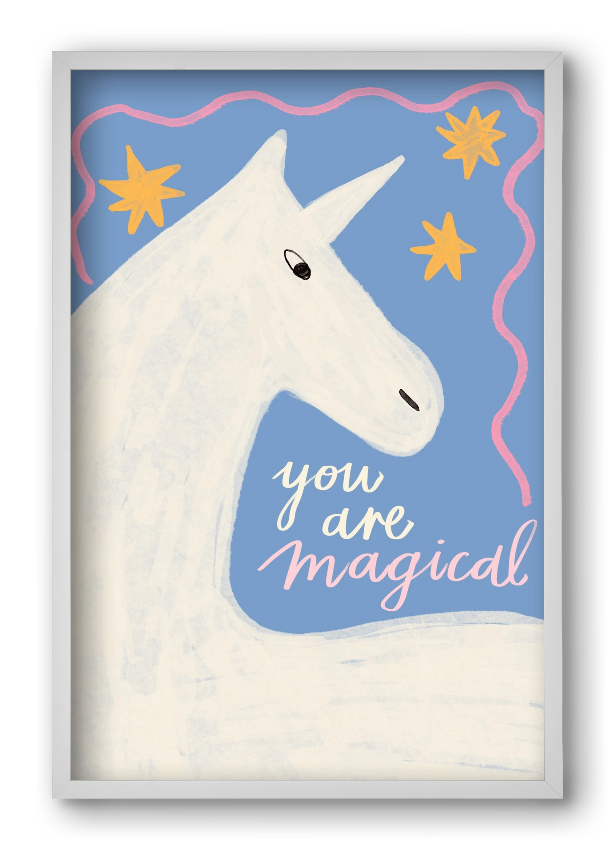 You are magical , 40x60 cm (40x60 cm), Fehér keret