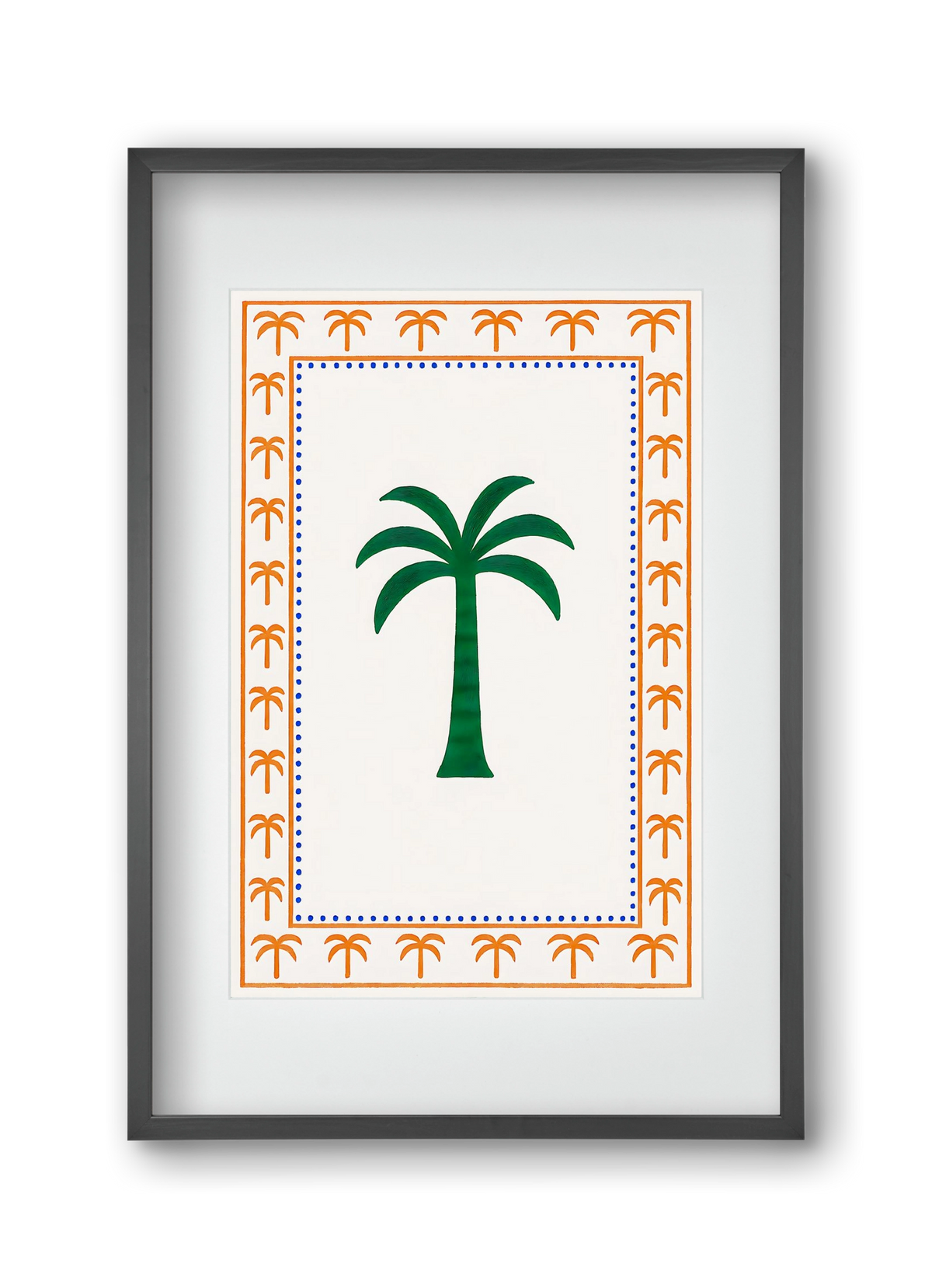 Palma collection 2 , 30x45 cm (20x30 cm), Fekete keret, paszpartuval