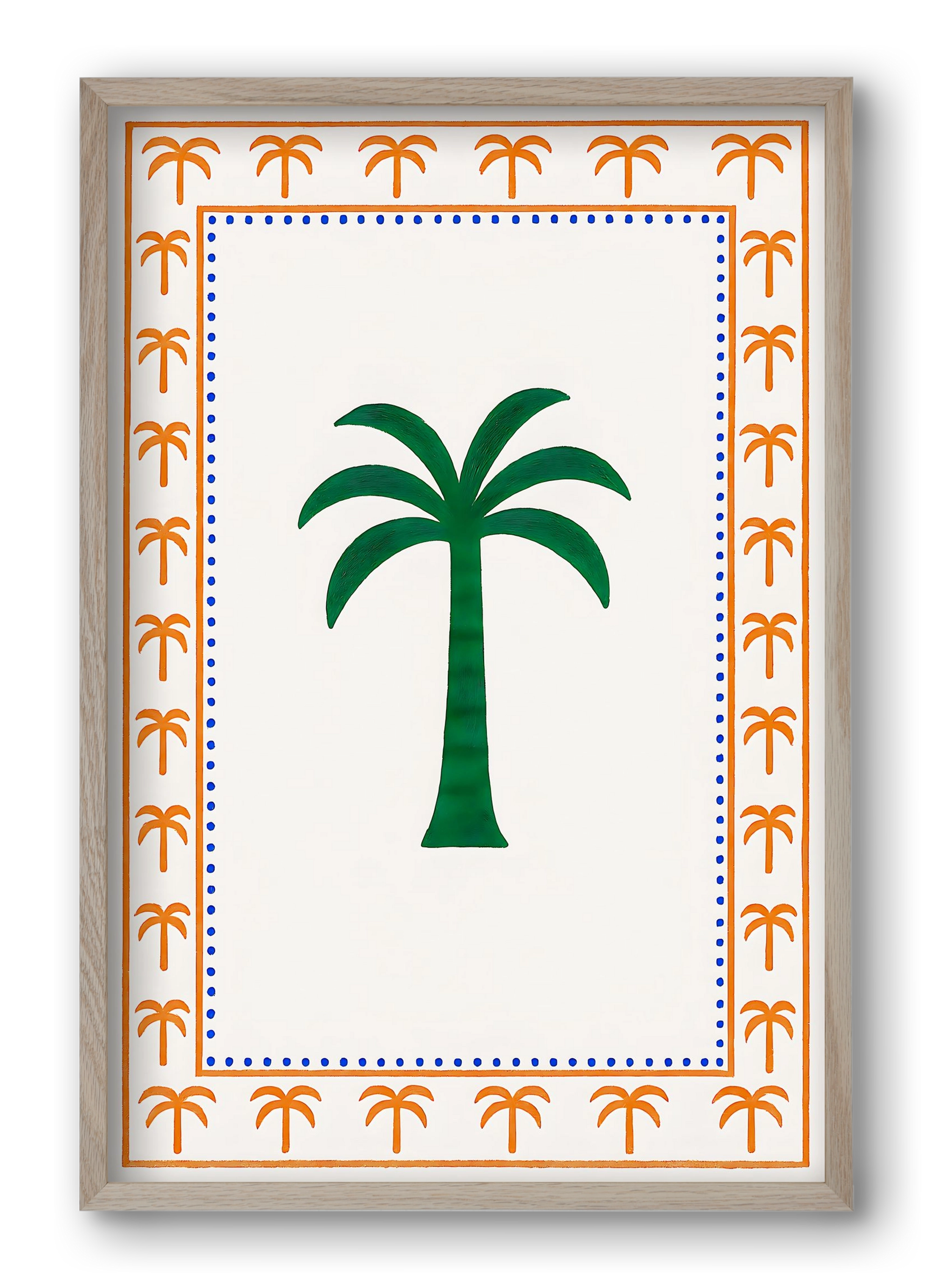 Palma collection 2 , 40x60 cm (40x60 cm), Tölgy keret