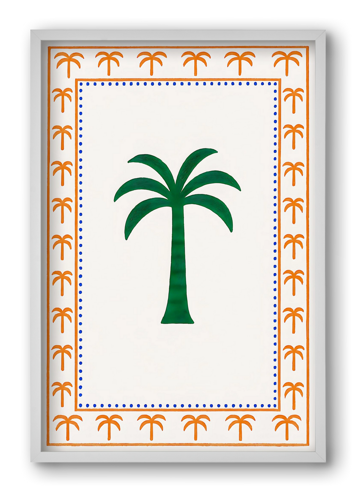 Palma collection 2 , 40x60 cm (40x60 cm), Fehér keret