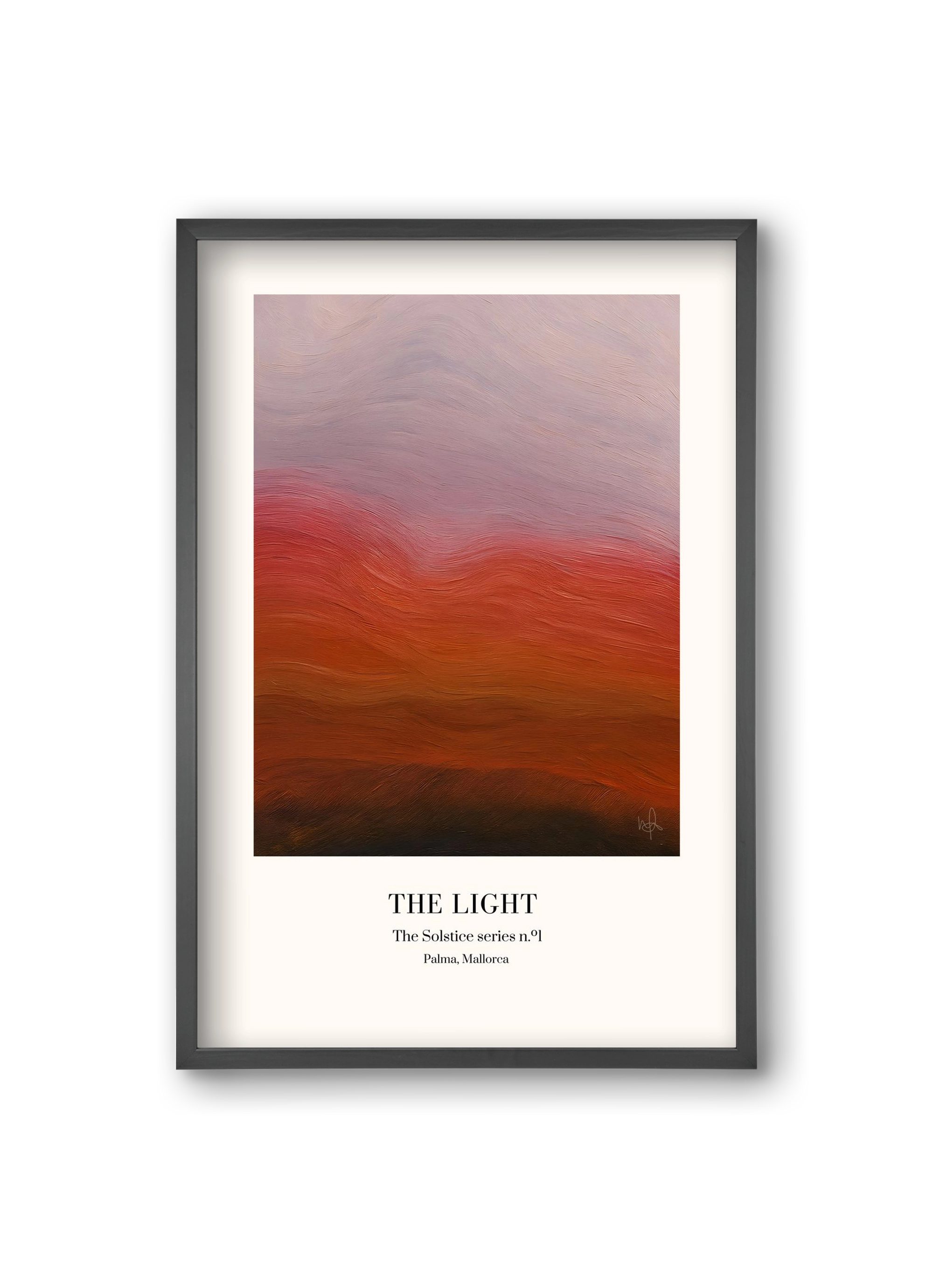 The Light, 20x30 cm (20x30 cm), Fekete keret