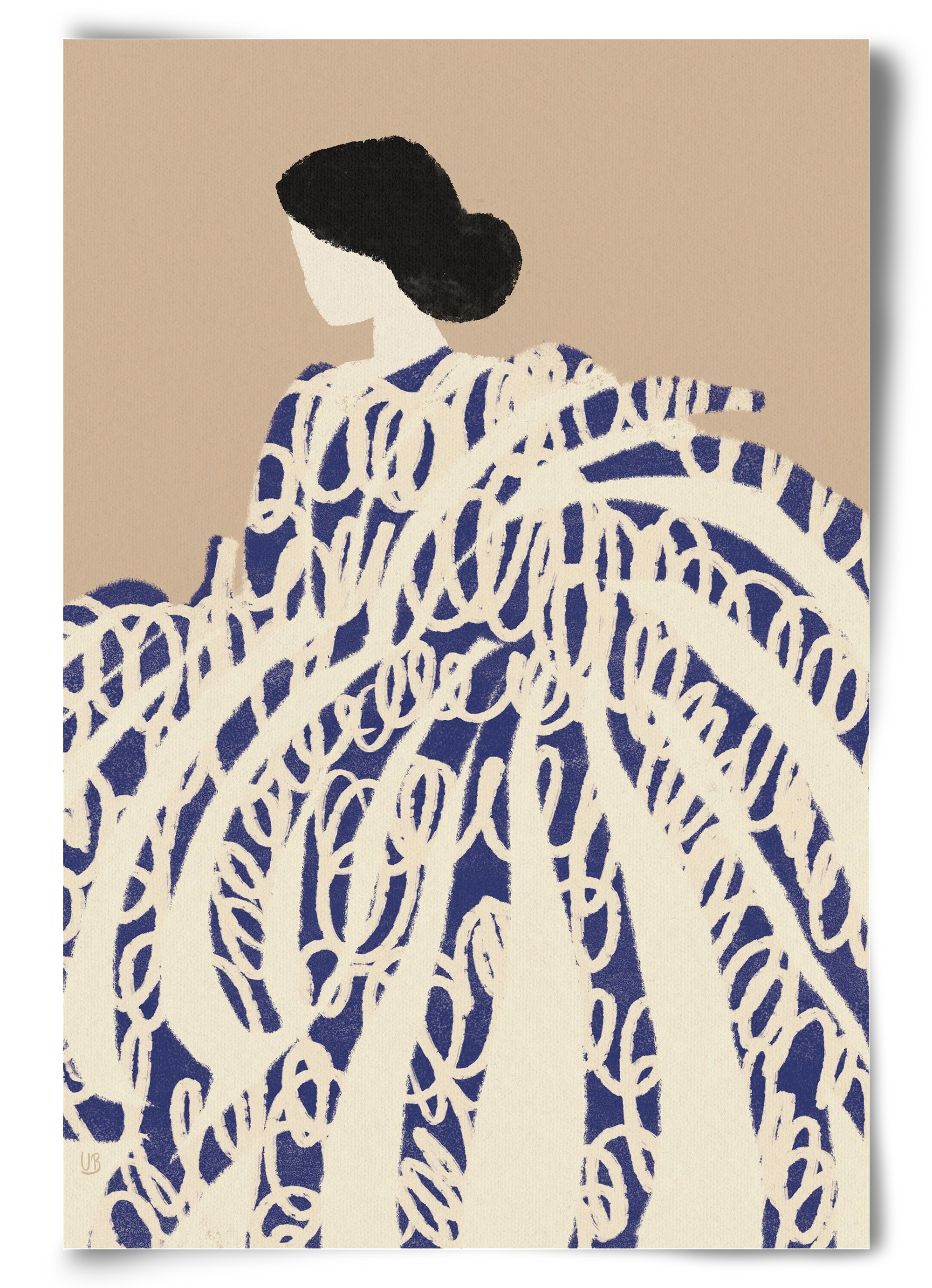 Twirly girl, 60x90 cm, Keret nélkül