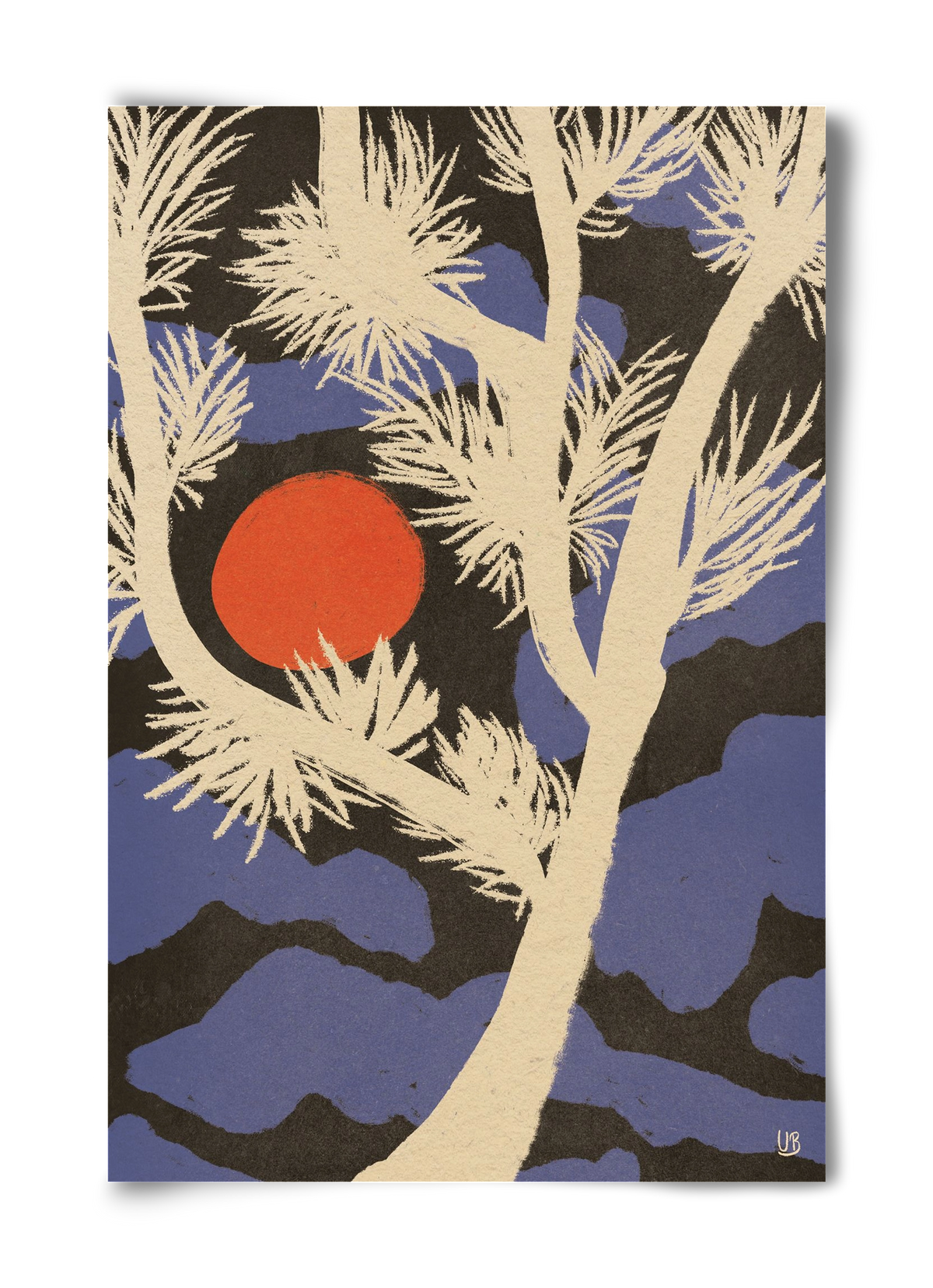 Japanese skies, 40x60 cm, Keret nélkül