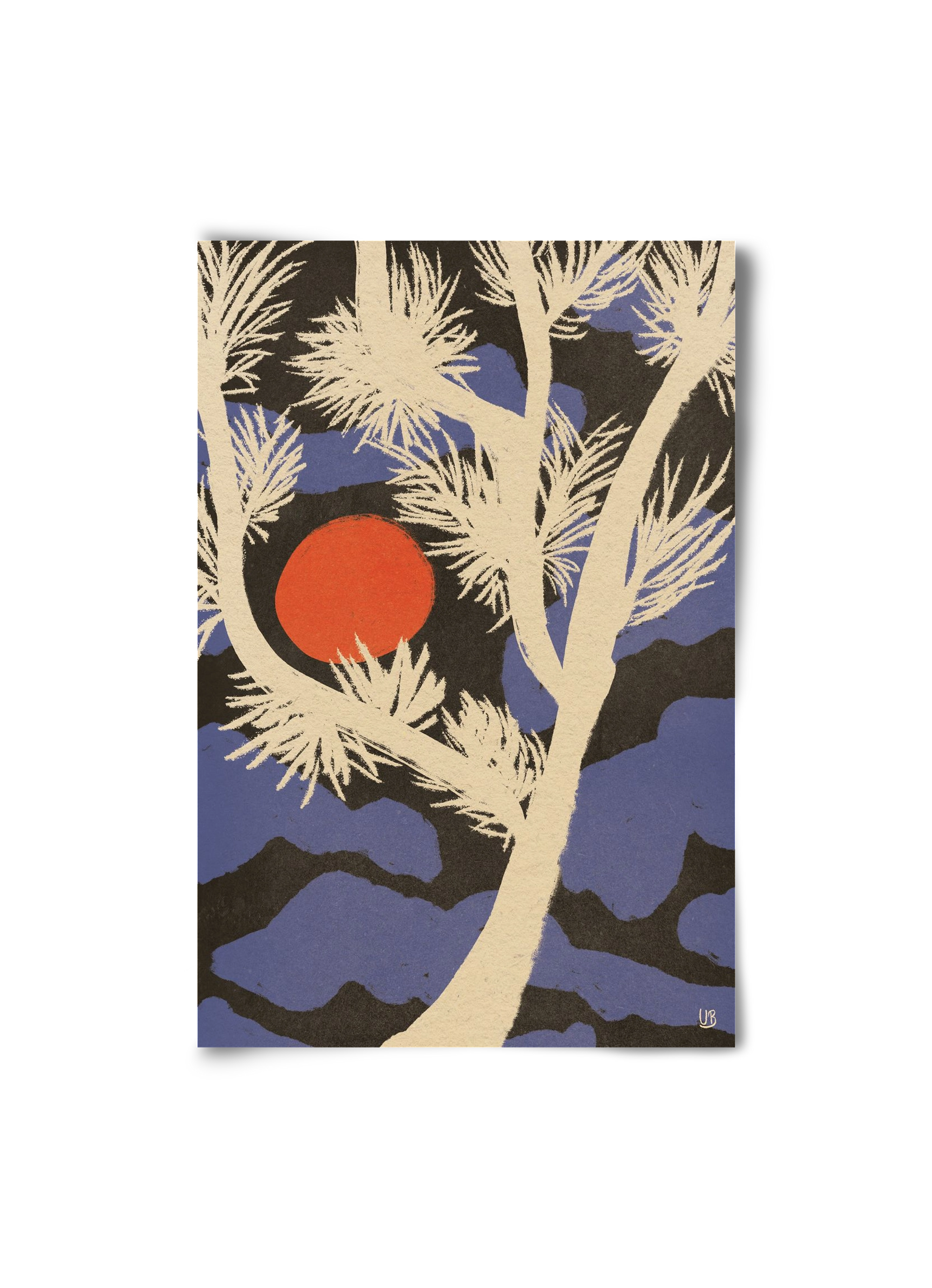 Japanese skies, 20x30 cm, Keret nélkül