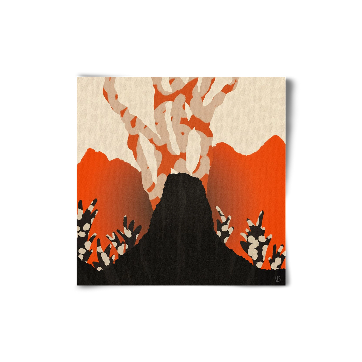 Volcanique, 20x20 cm, Keret nélkül
