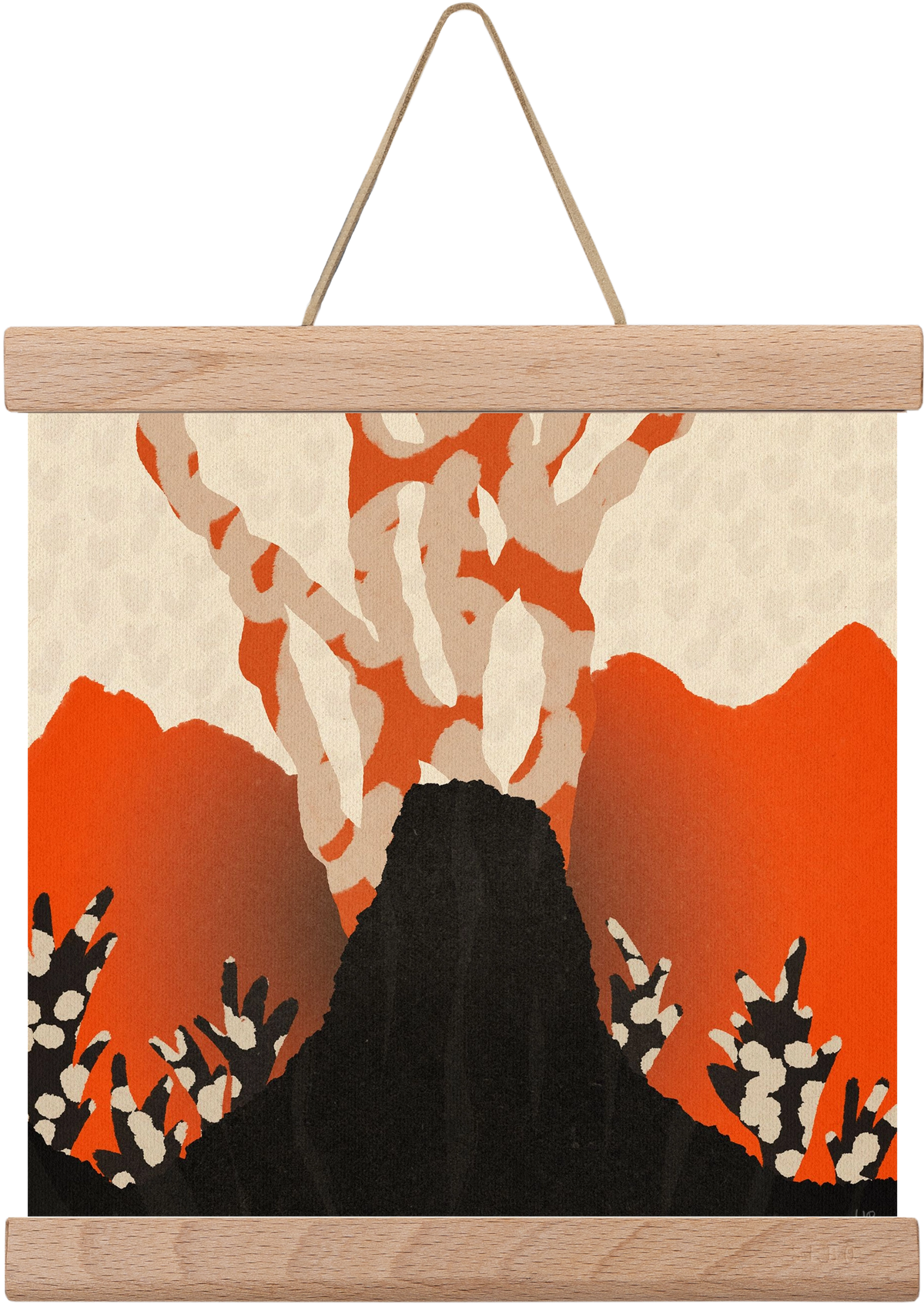 Volcanique, 20x20 cm (20x20 cm), Tölgy akasztó