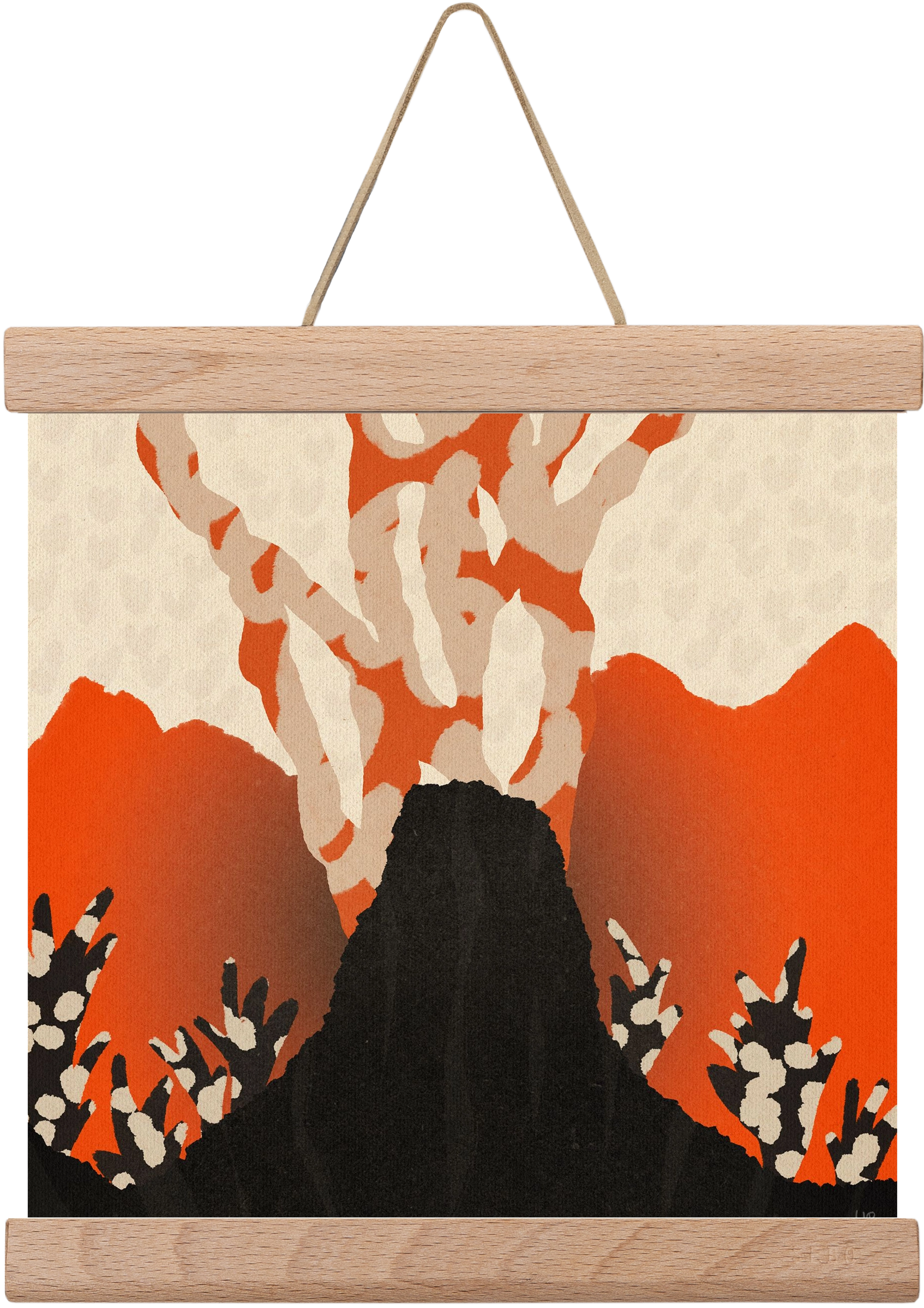 Volcanique, 20x20 cm (20x20 cm), Tölgy akasztó