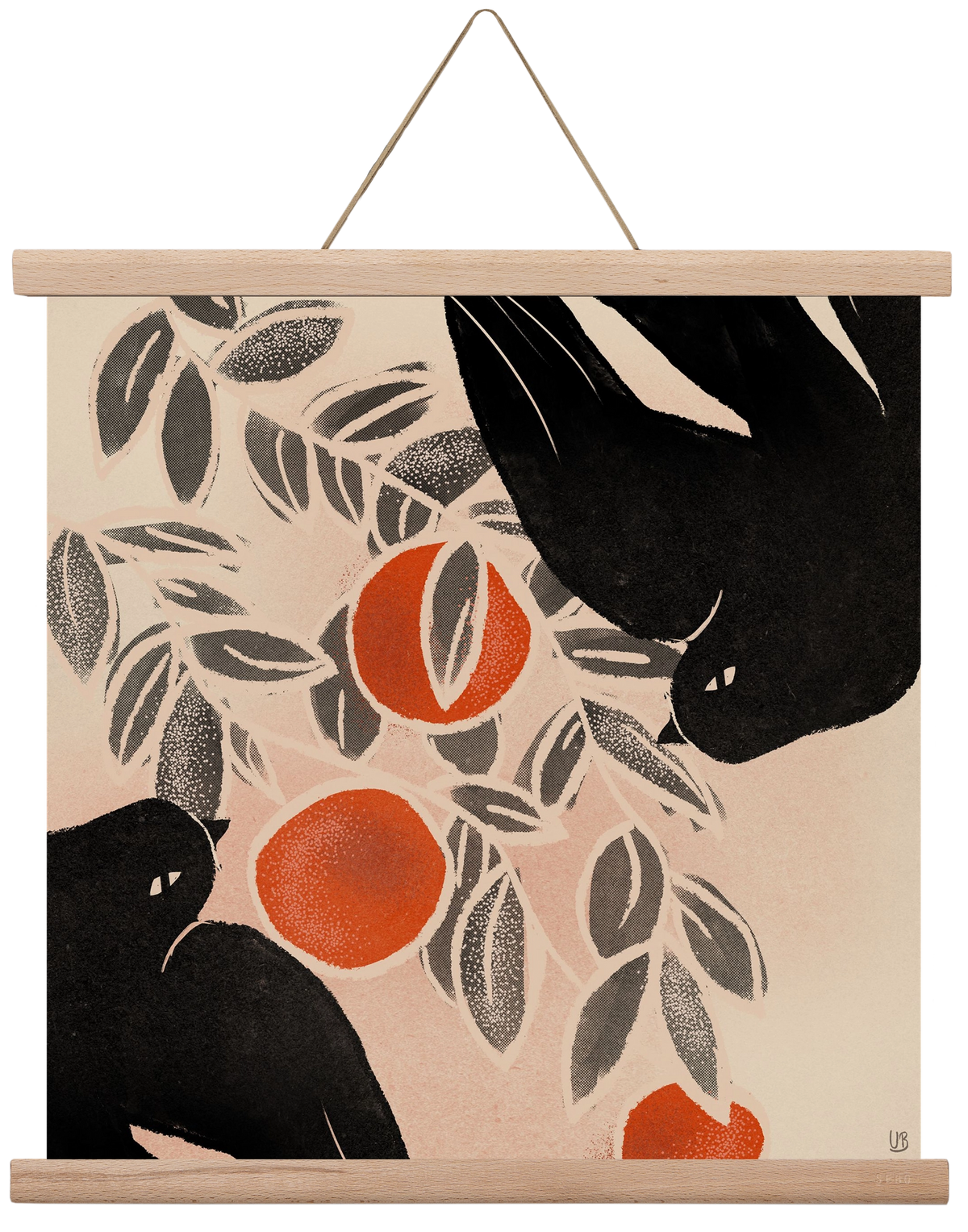 Fruits of autumn, 40x40 cm (40x40 cm), Tölgy akasztó