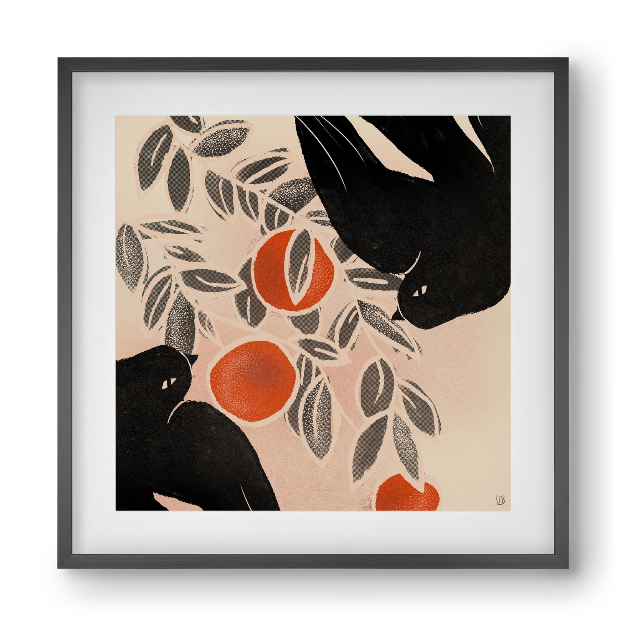 Fruits of autumn, 40x40 cm (30x30 cm), Fekete keret, paszpartuval