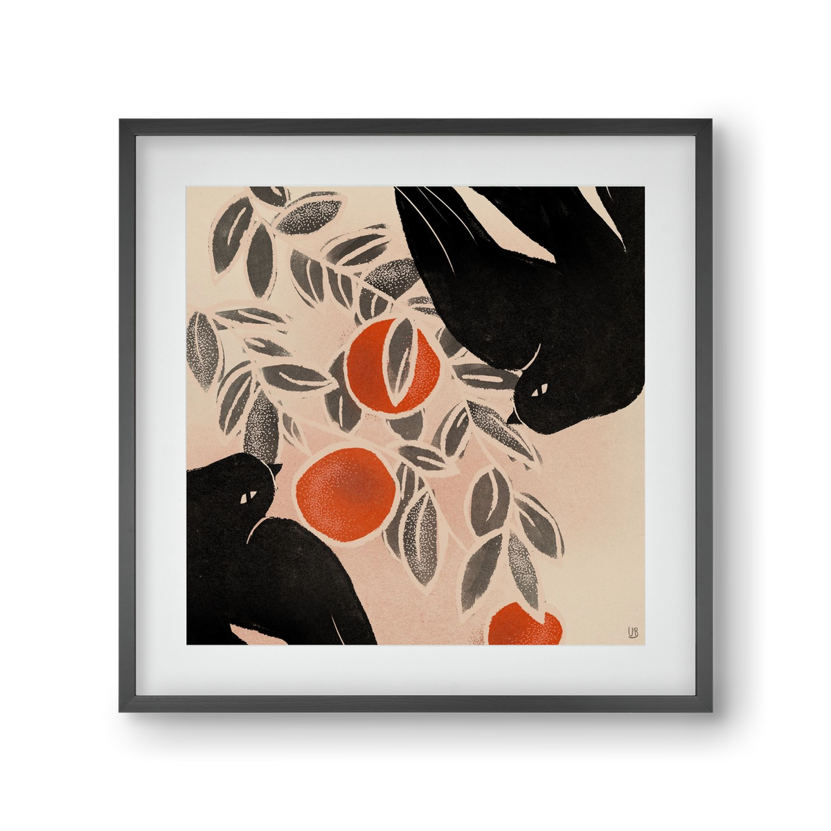 Fruits of autumn, 30x30 cm (20x20 cm), Fekete keret, paszpartuval