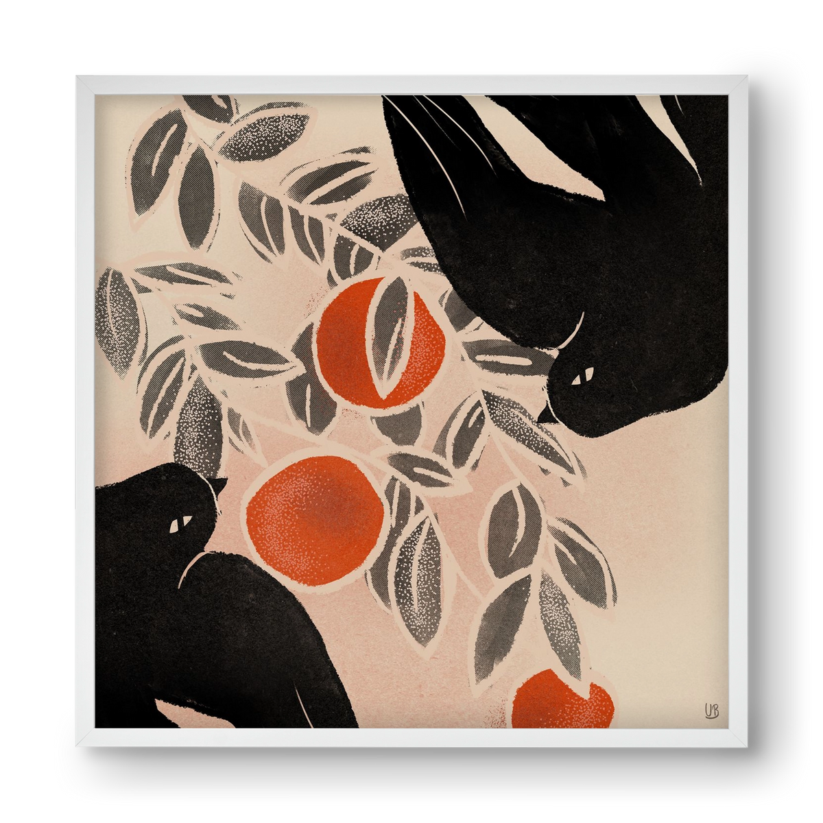 Fruits of autumn, 40x40 cm (40x40 cm), Fehér keret
