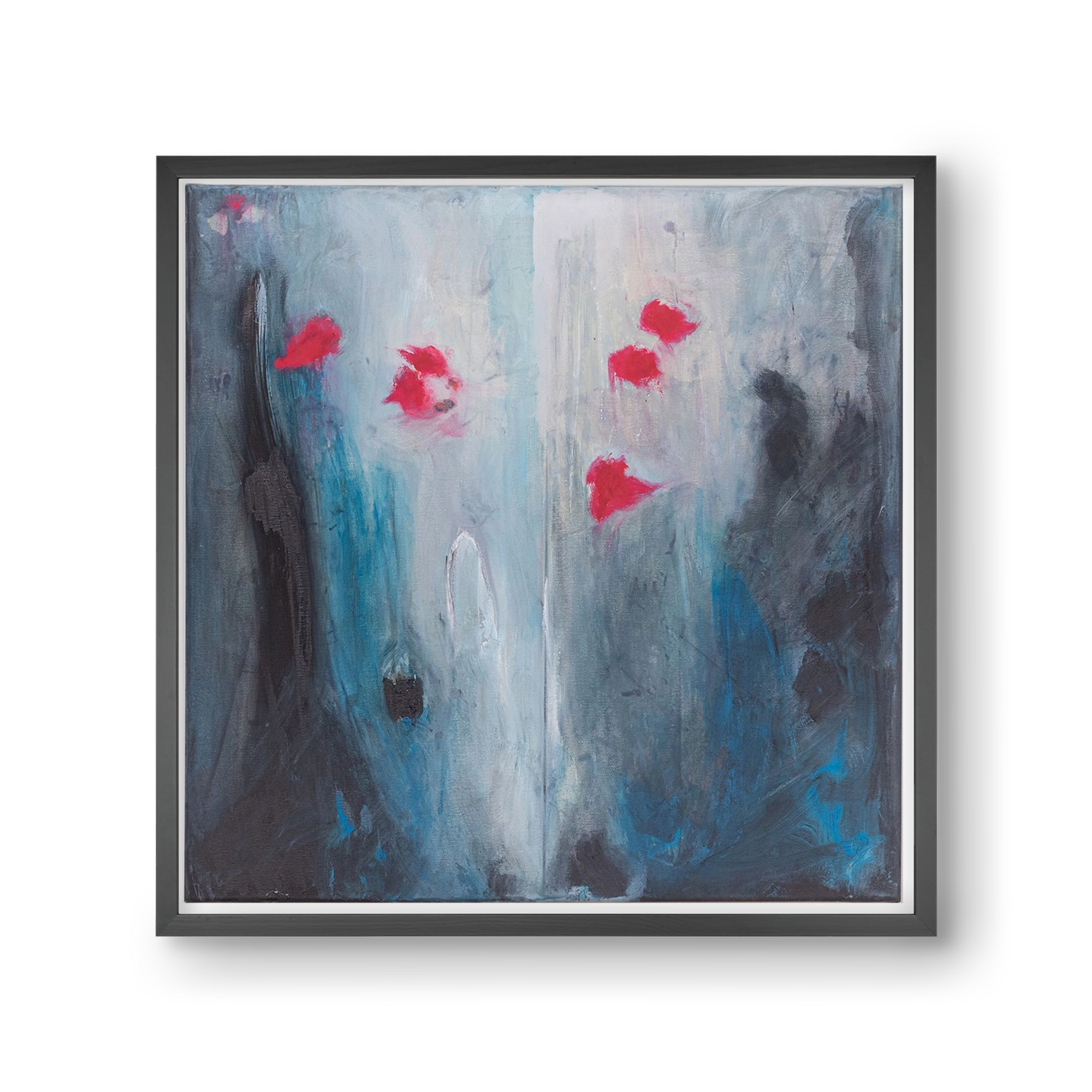 beengedett, 30x30 cm (30x30 cm), Fekete keret
