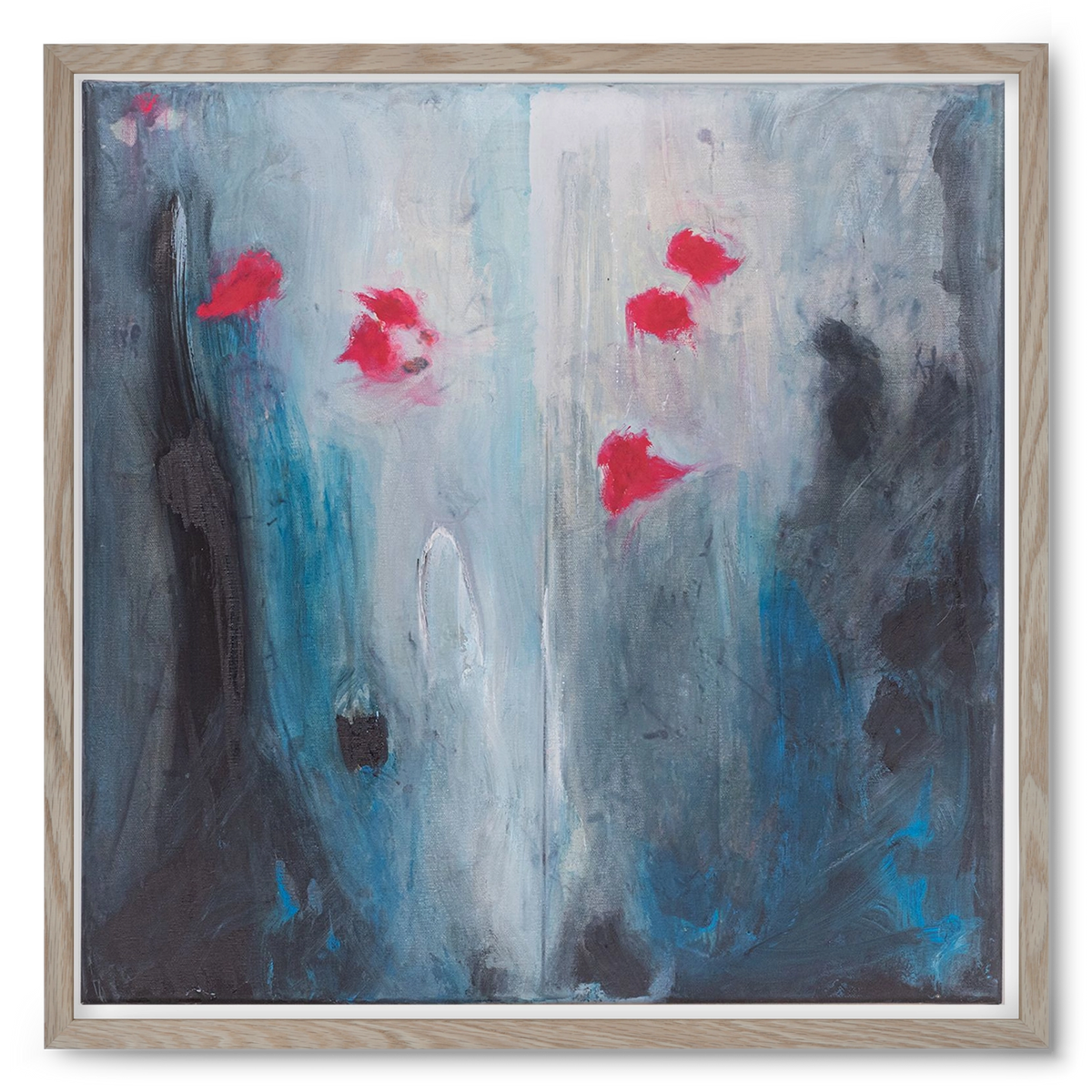 beengedett, 50x50 cm (50x50 cm), Tölgy keret