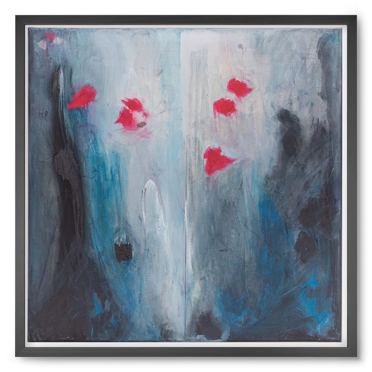 beengedett, 50x50 cm (50x50 cm), Fekete keret
