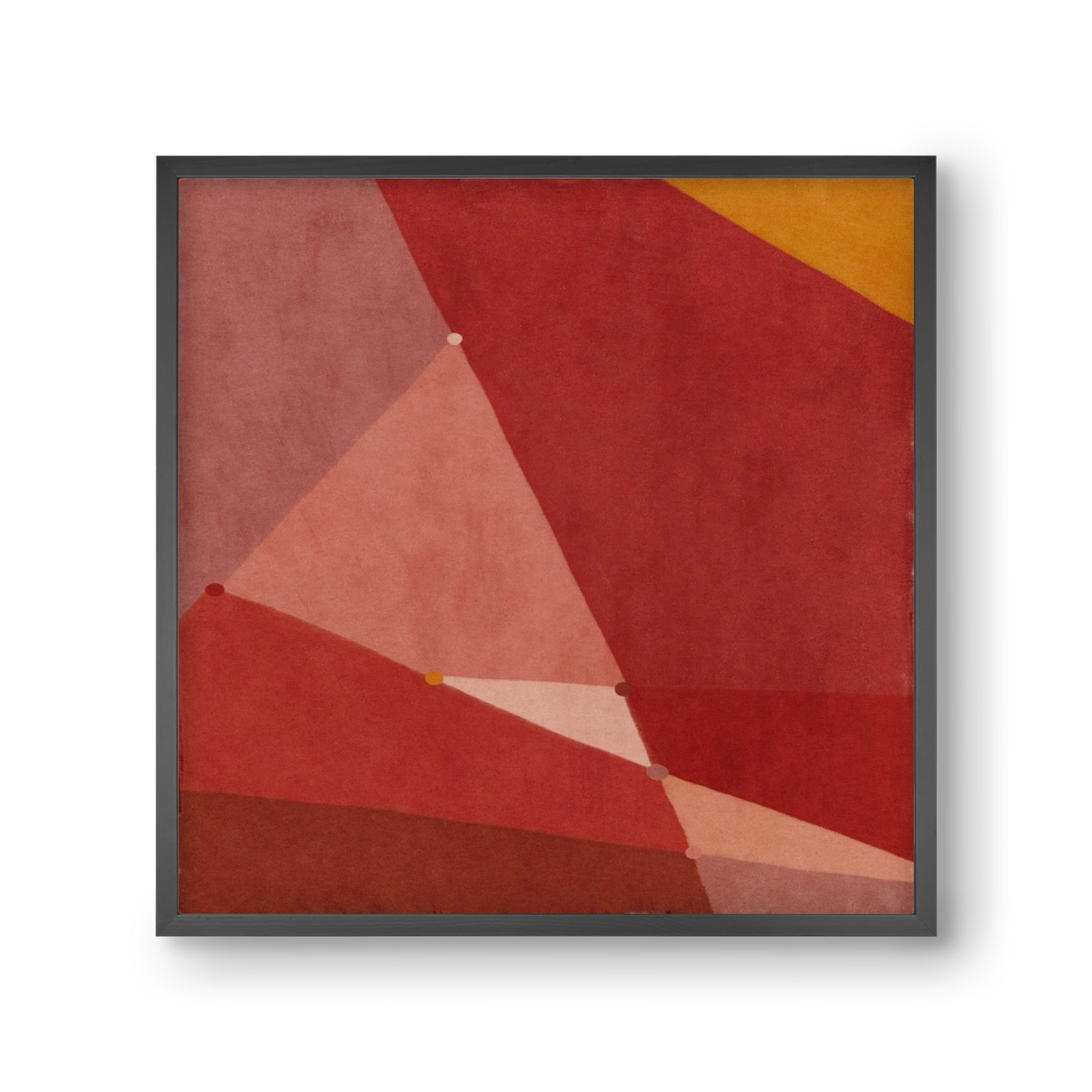 Abstract Intersections Q01, 30x30 cm (30x30 cm), Fekete keret
