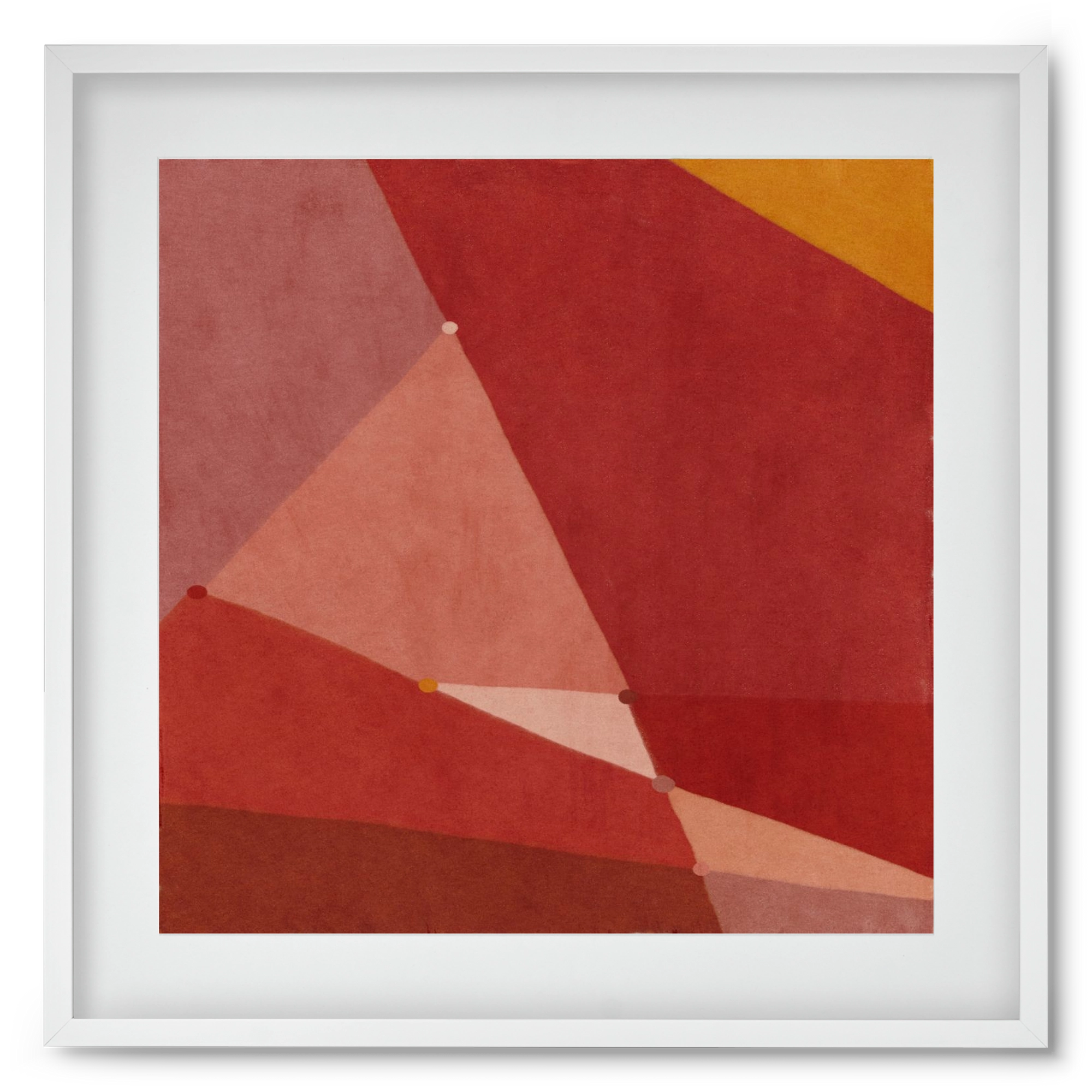 Abstract Intersections Q01, 50x50 cm (40x40 cm), Fehér keret, paszpartuval