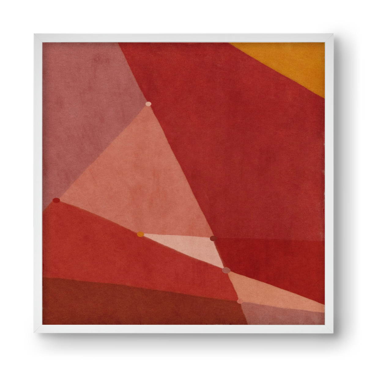 Abstract Intersections Q01, 40x40 cm (40x40 cm), Fehér keret