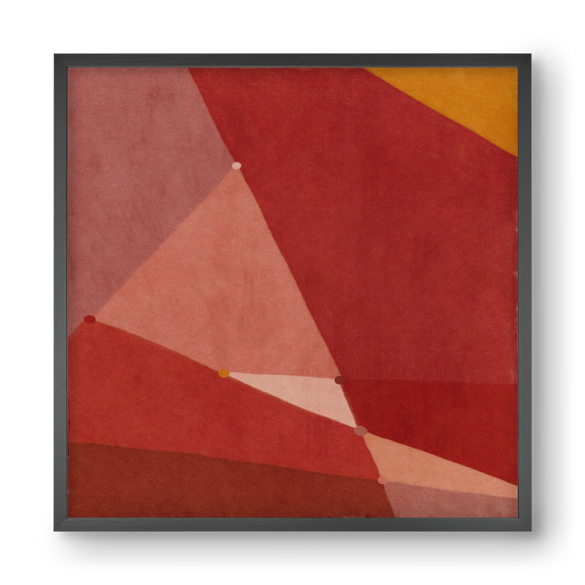 Abstract Intersections Q01, 40x40 cm (40x40 cm), Fekete keret