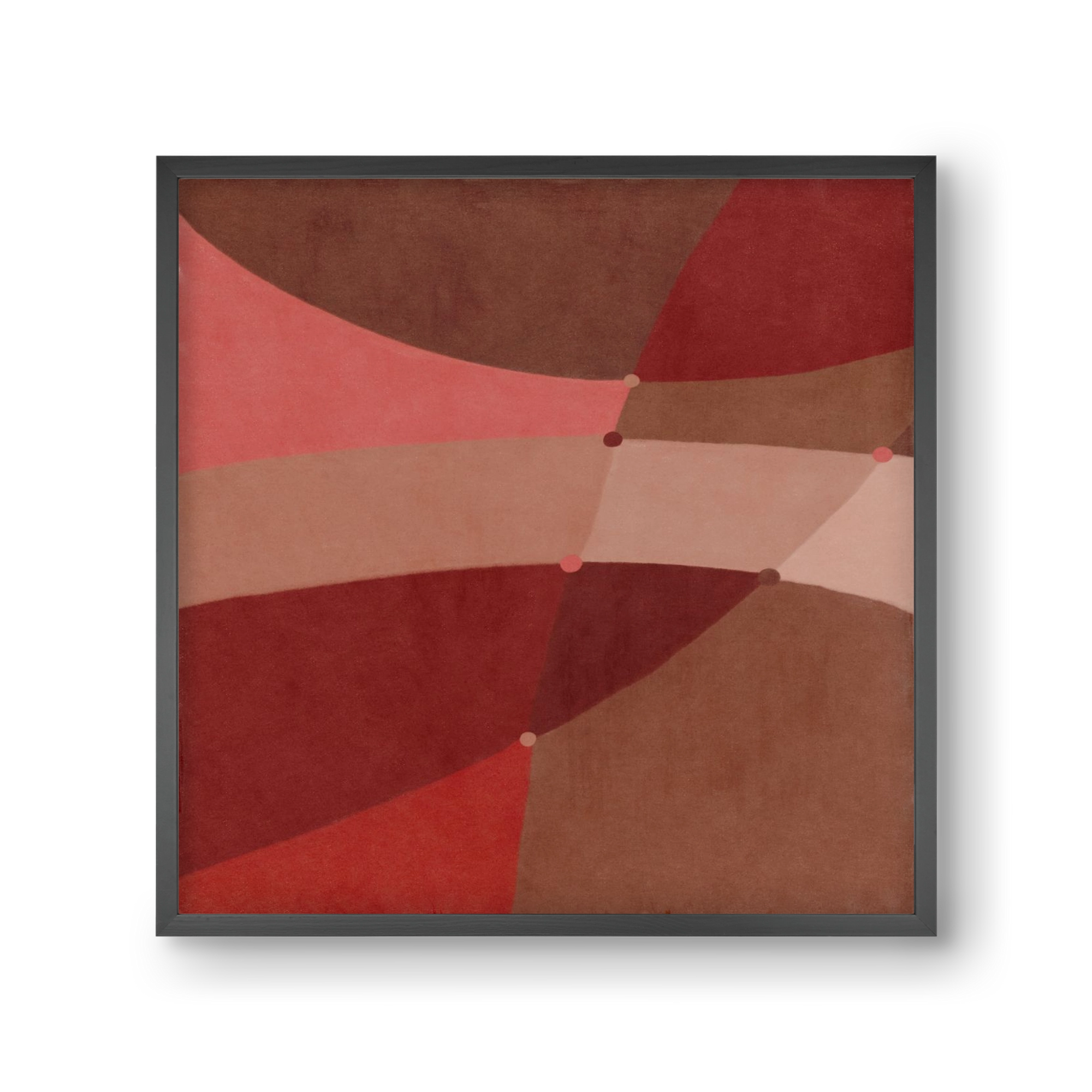 Abstract Intersections Q02, 30x30 cm (30x30 cm), Fekete keret