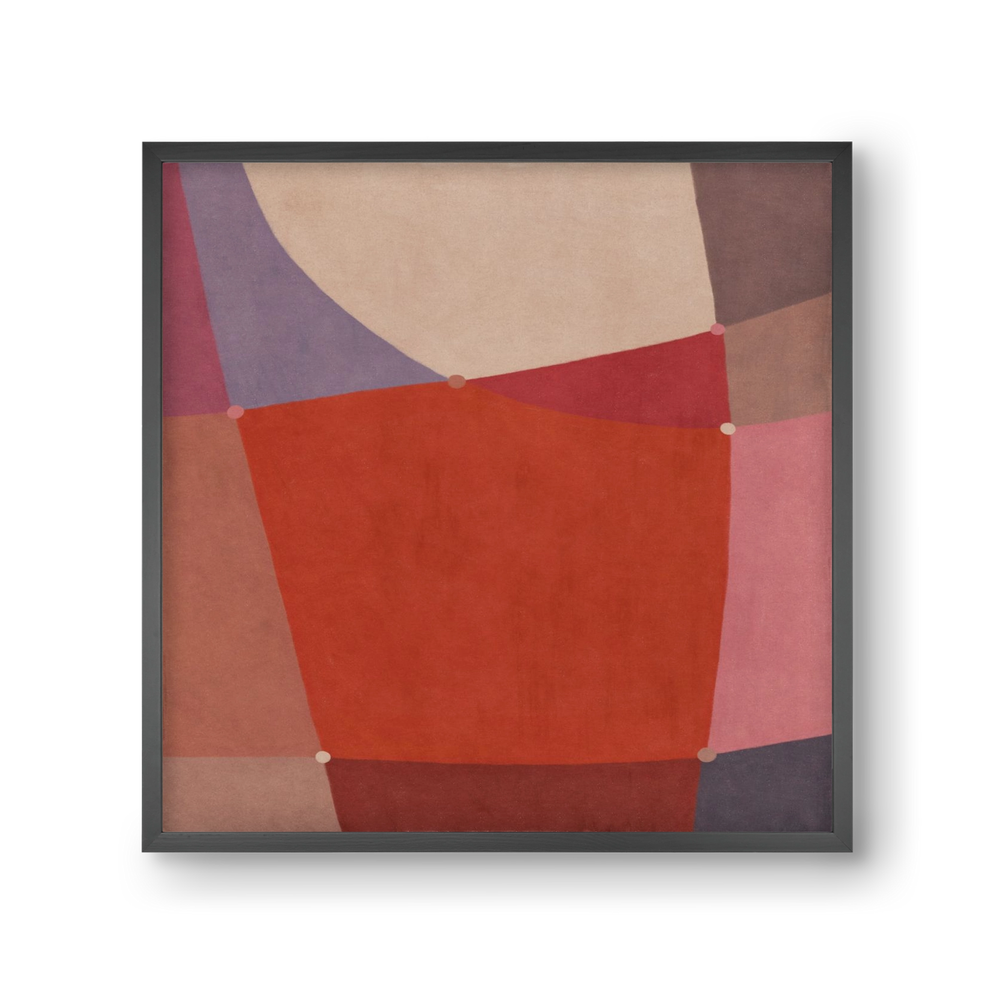 Abstract Intersections Q05, 30x30 cm (30x30 cm), Fekete keret