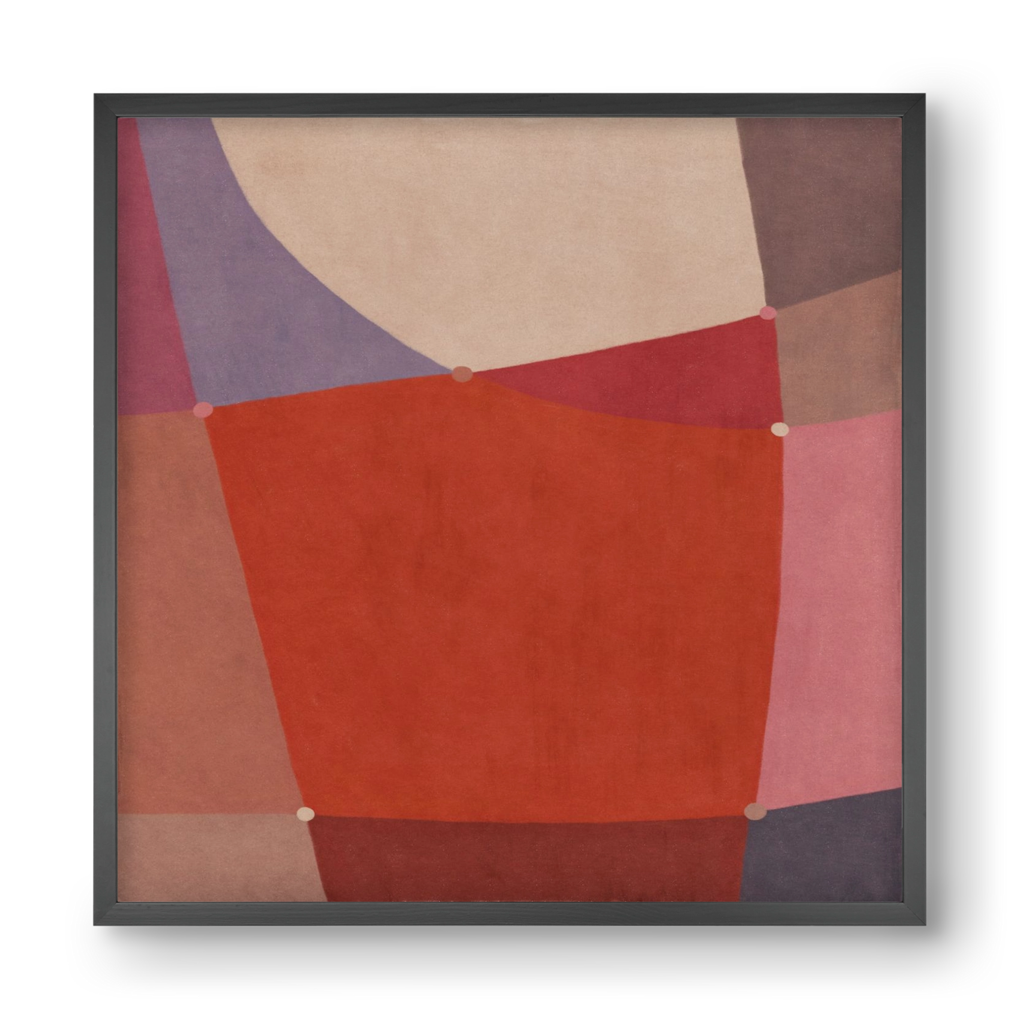 Abstract Intersections Q05, 40x40 cm (40x40 cm), Fekete keret