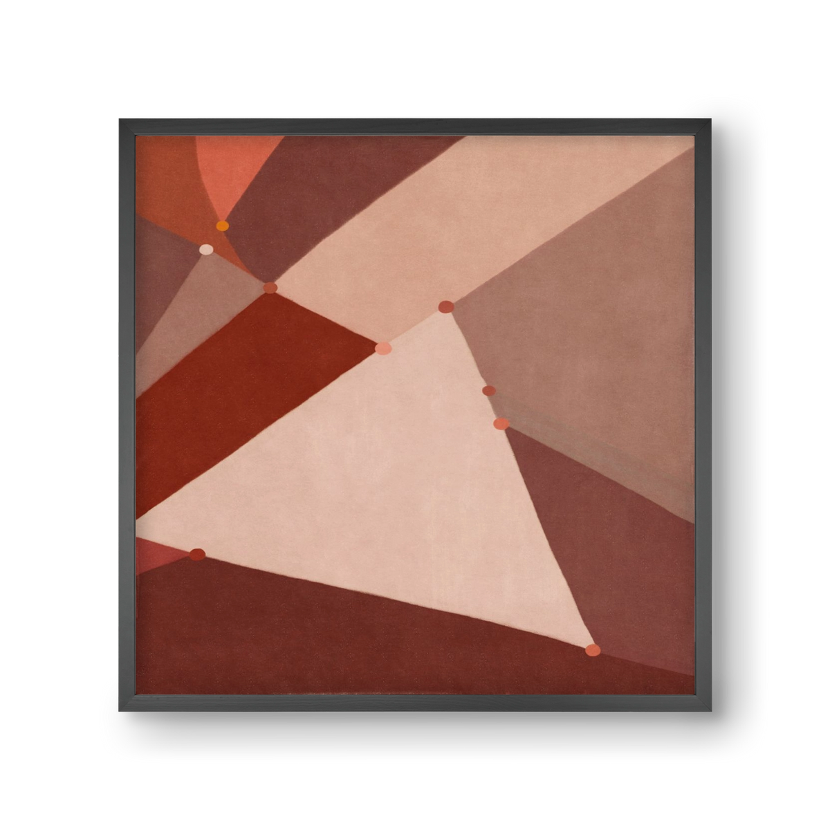 Abstract Intersections Q06, 30x30 cm (30x30 cm), Fekete keret