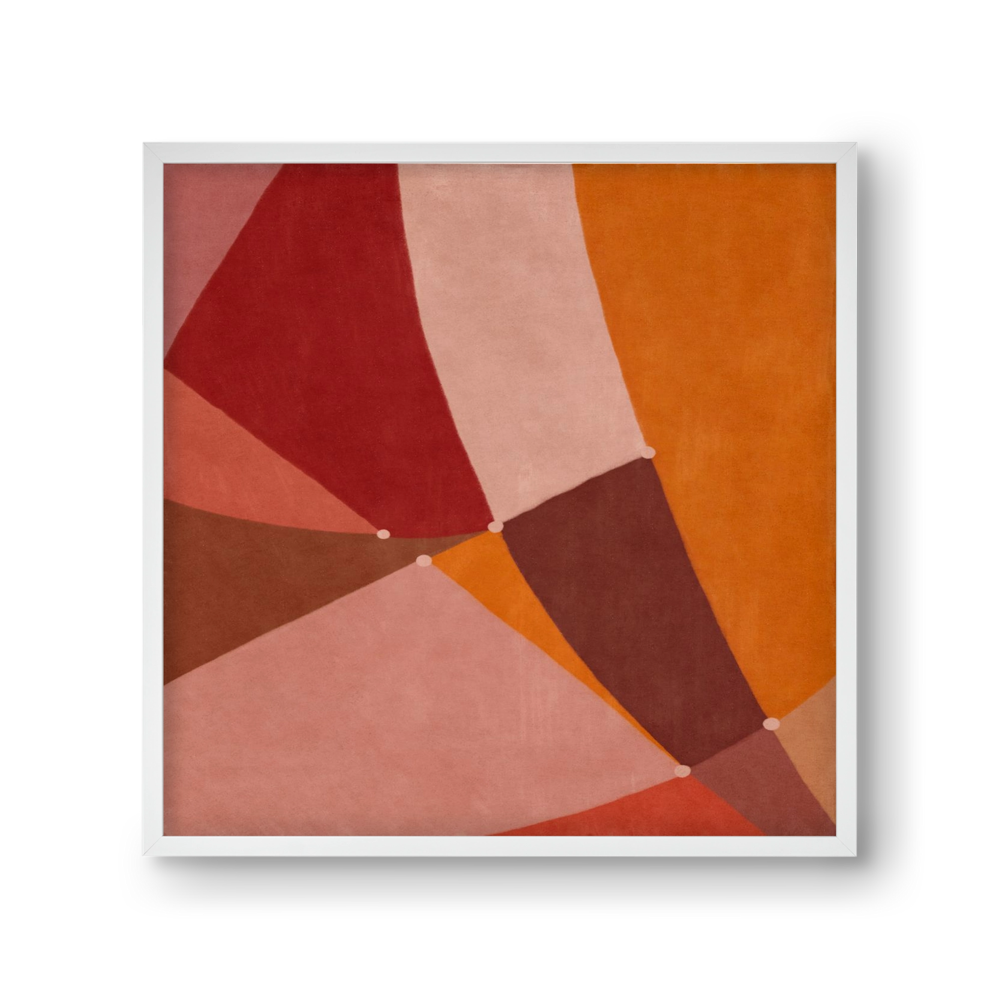 Abstract Intersections Q08, 30x30 cm (30x30 cm), Fehér keret
