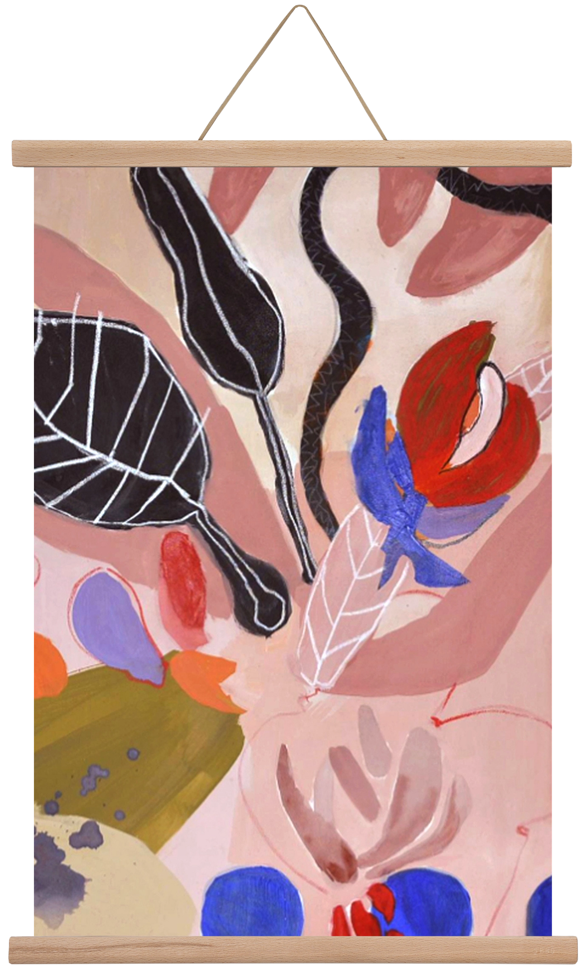 Finding peace, 60x40 cm (60x40 cm), Tölgy akasztó