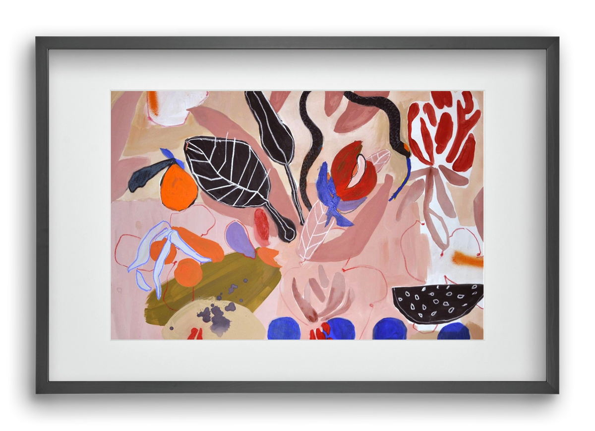 Finding peace, 60x40 cm (45x30 cm), Fekete keret, paszpartuval
