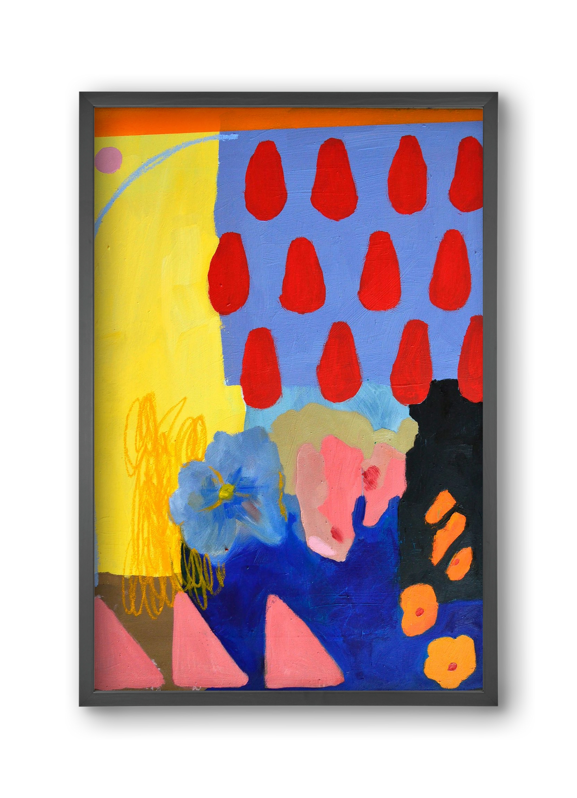 Rainy day, 30x45 cm (30x45 cm), Fekete keret