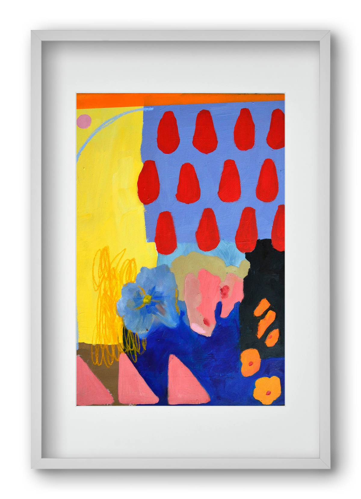 Rainy day, 40x60 cm (30x45 cm), Fehér keret, paszpartuval