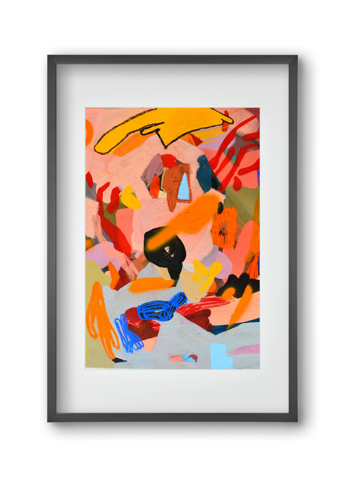 Iam isi masa, 30x45 cm (20x30 cm), Fekete keret, paszpartuval