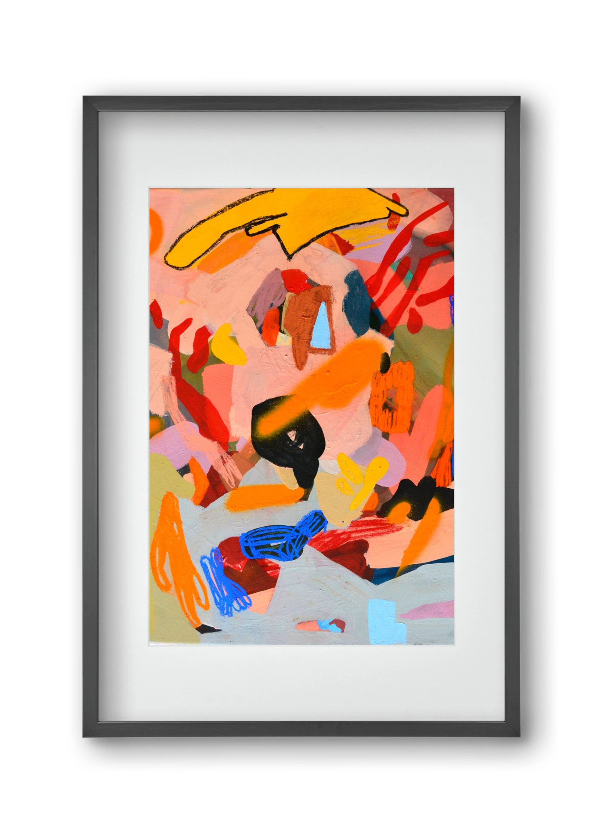 Iam isi masa, 30x45 cm (20x30 cm), Fekete keret, paszpartuval