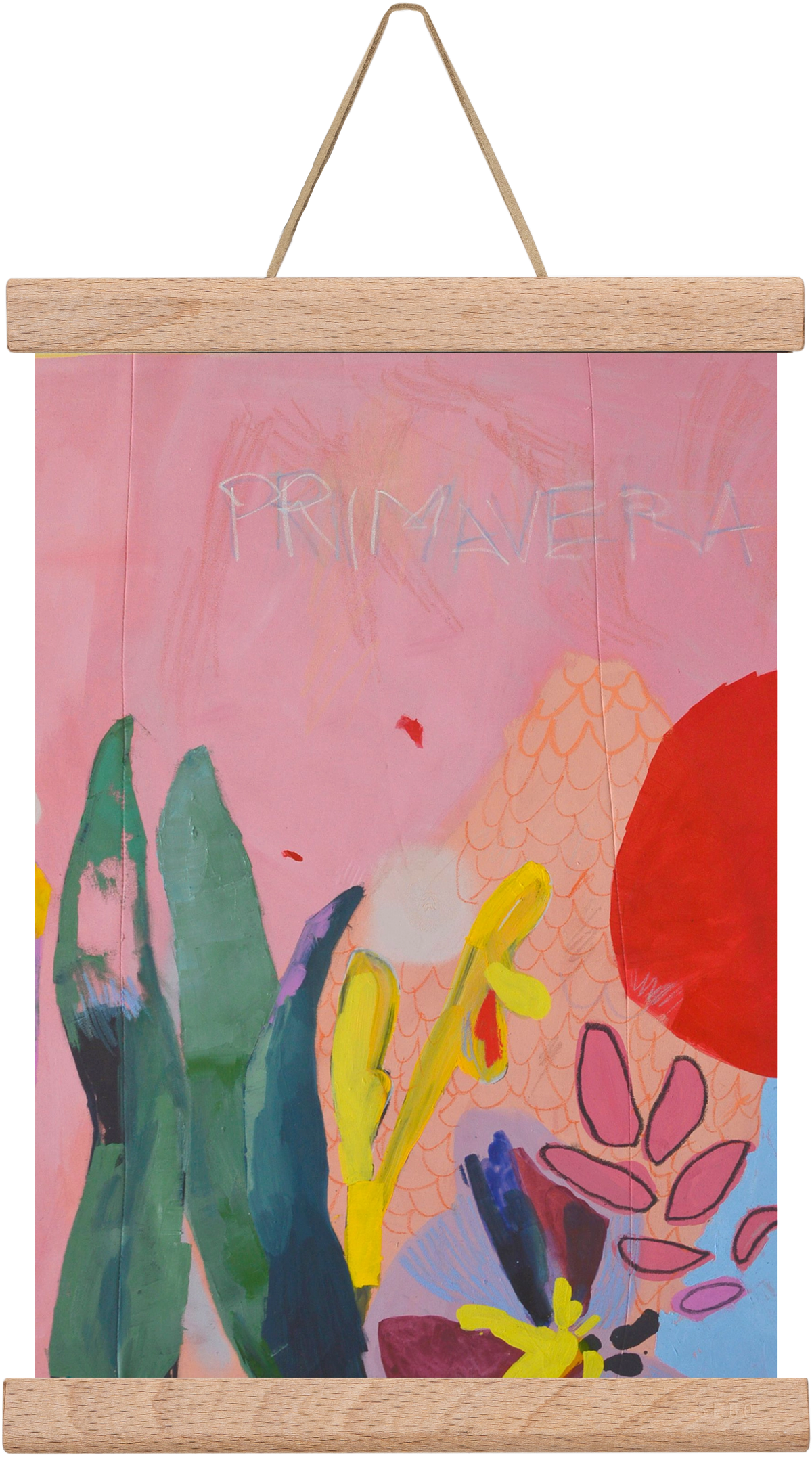 Primavera I., 20x30 cm (20x30 cm), Tölgy akasztó