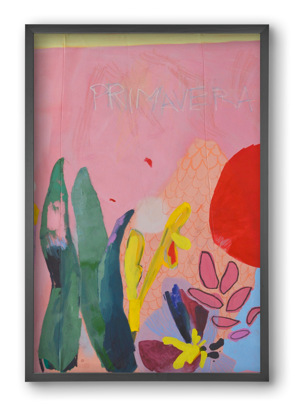 Primavera I., 40x60 cm (40x60 cm), Fekete keret