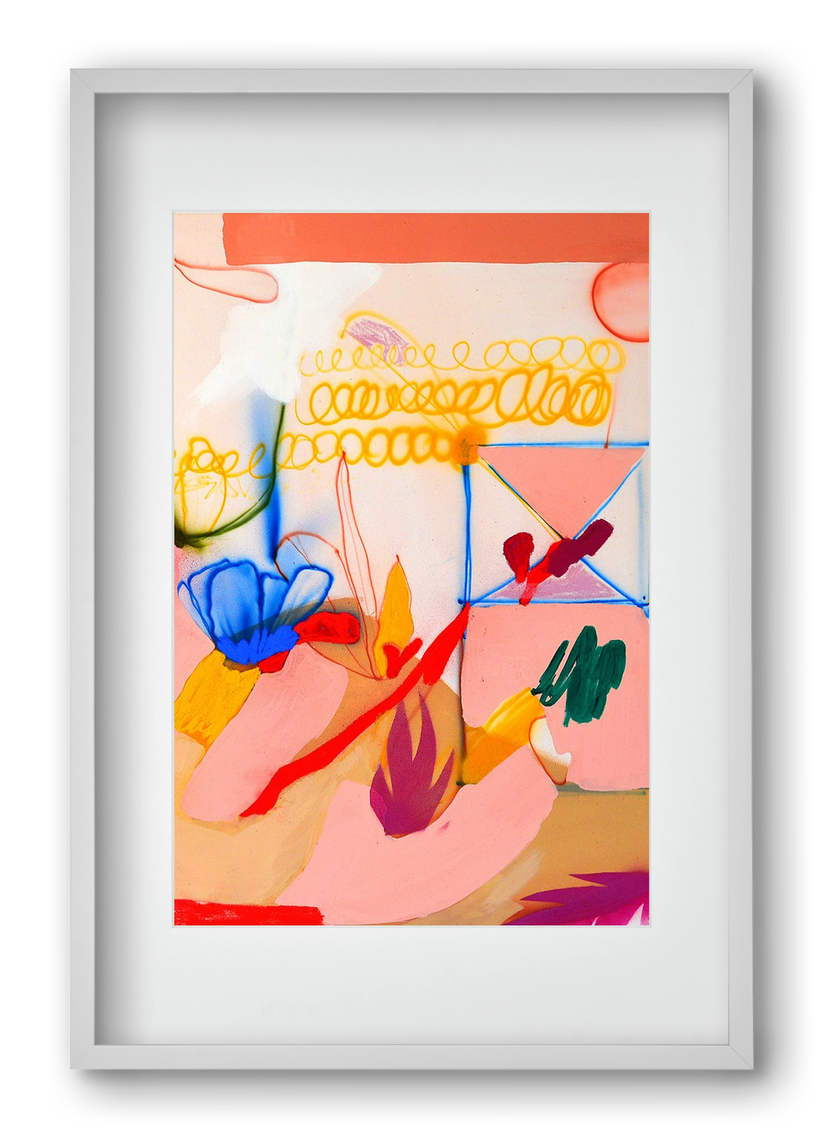 Good message, 40x60 cm (30x45 cm), Fehér keret, paszpartuval