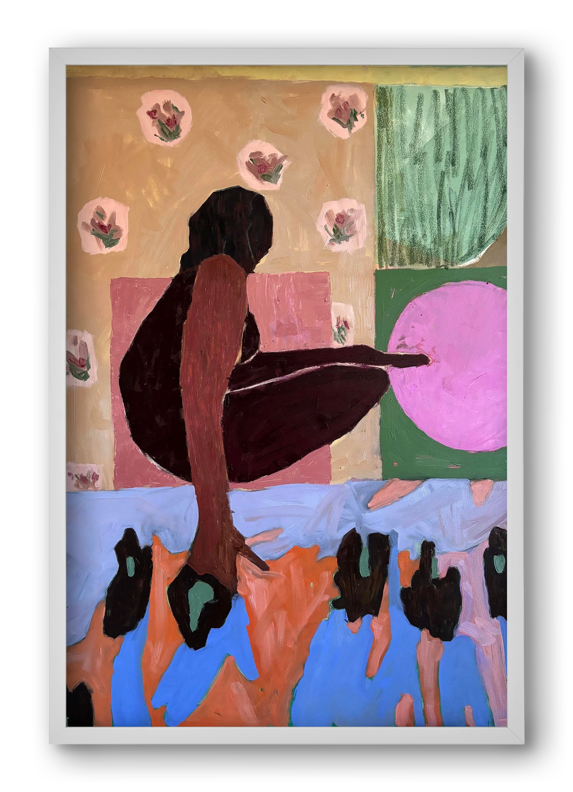 Paloma V, 40x60 cm (40x60 cm), Fehér keret