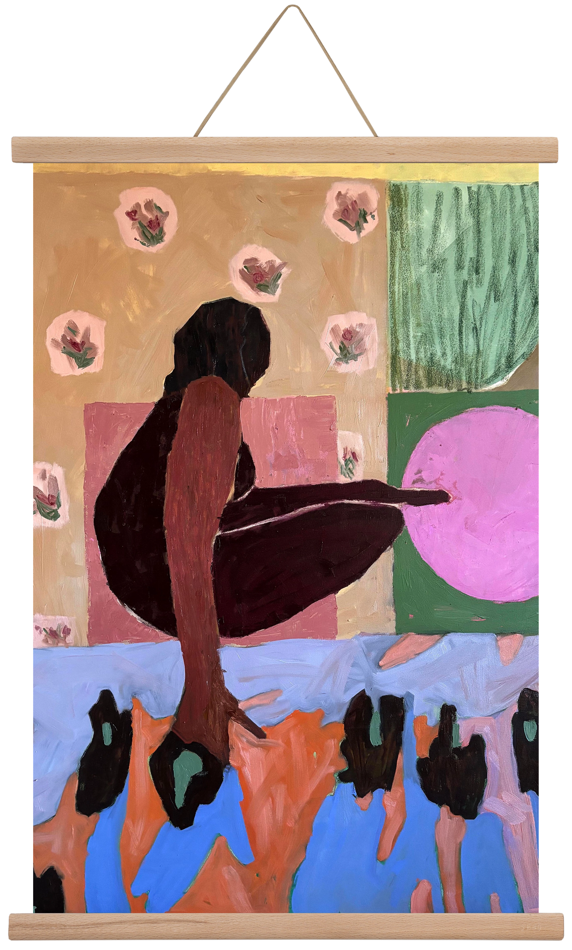 Paloma V, 40x60 cm (40x60 cm), Tölgy akasztó