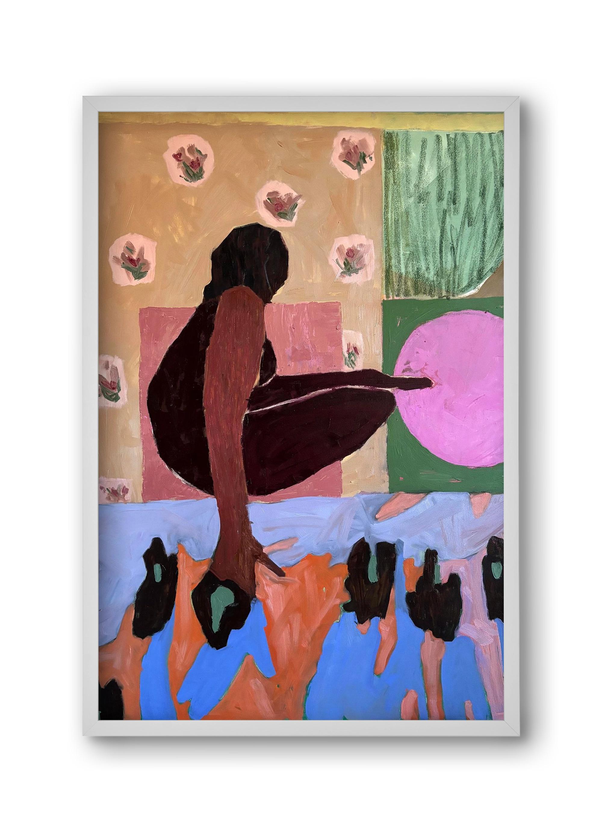 Paloma V, 30x45 cm (30x45 cm), Fehér keret
