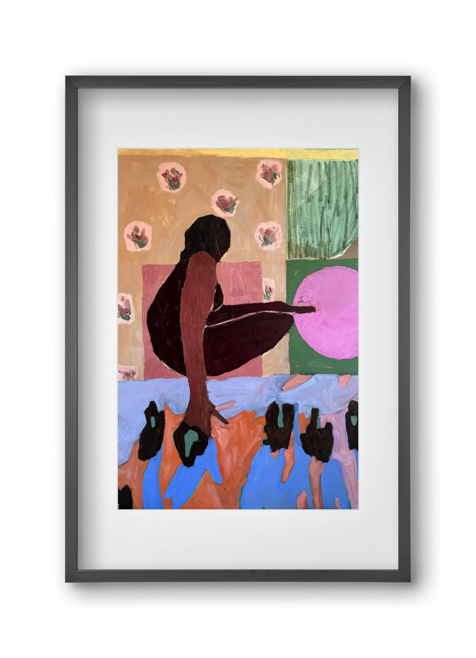 Paloma V, 30x45 cm (20x30 cm), Fekete keret, paszpartuval