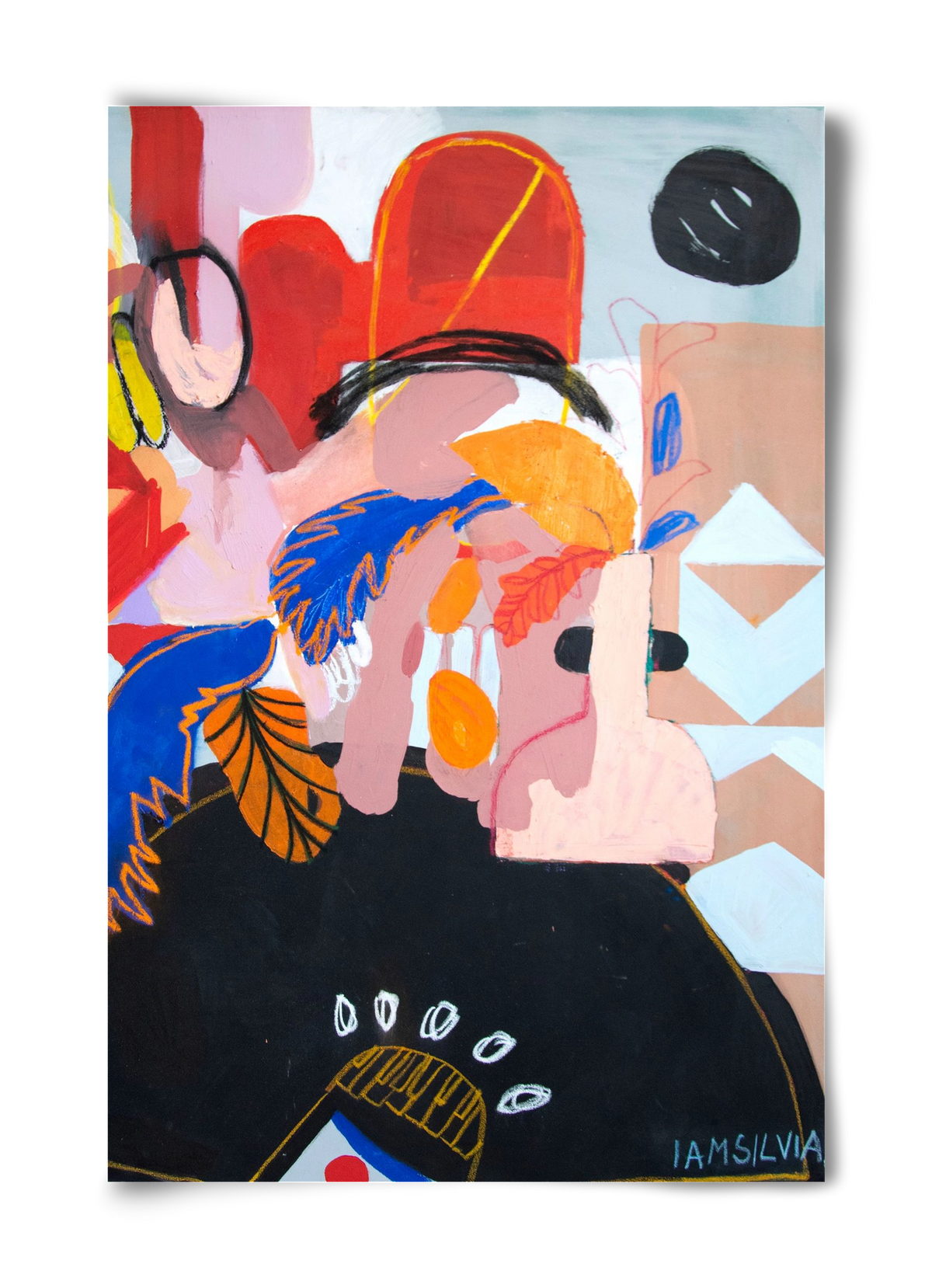 Sam o sebe I., 40x60 cm, Keret nélkül