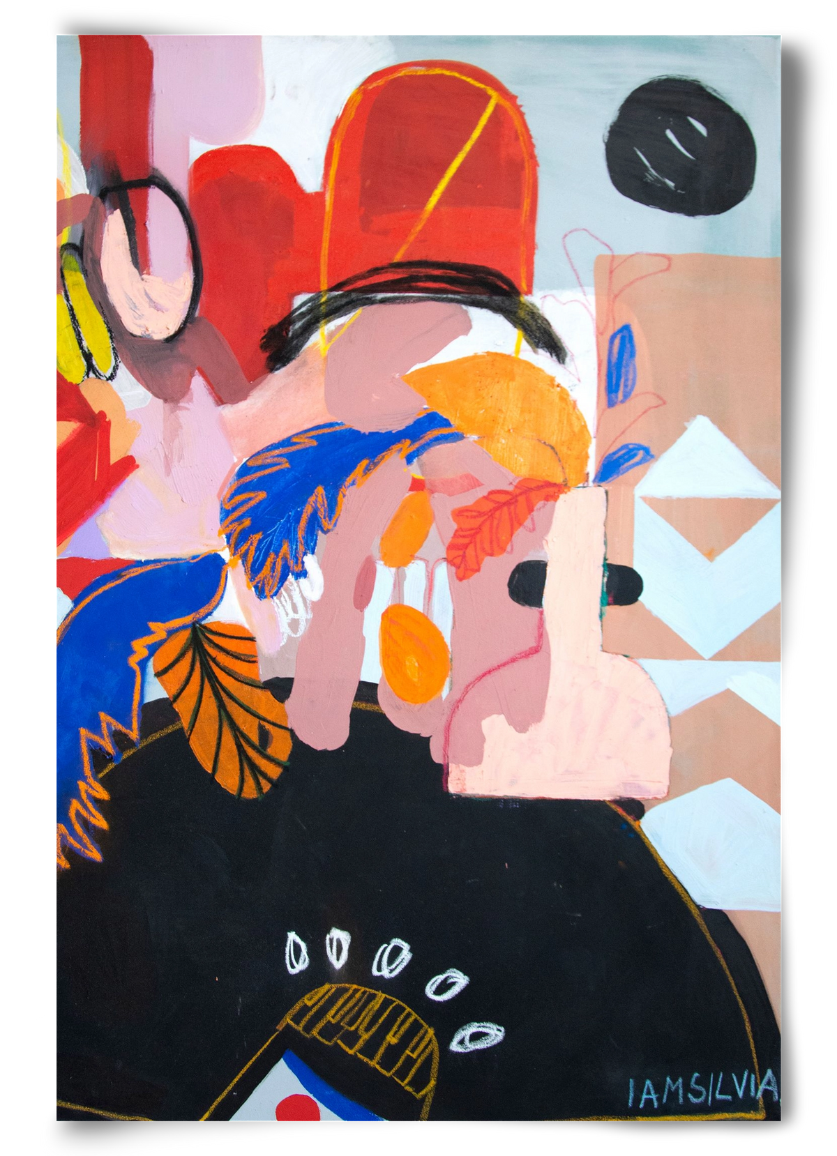 Sam o sebe I., 60x90 cm, Keret nélkül