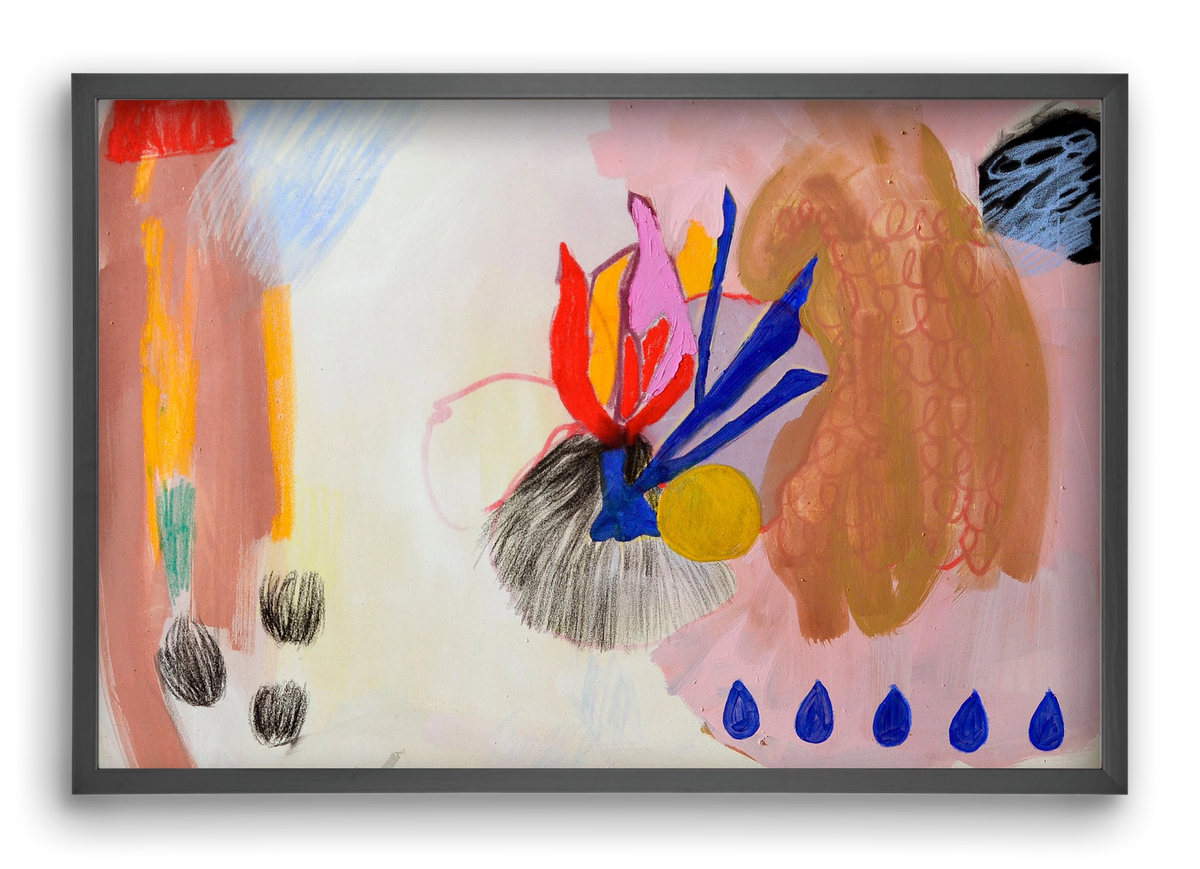 Karneval, 60x40 cm (60x40 cm), Fekete keret