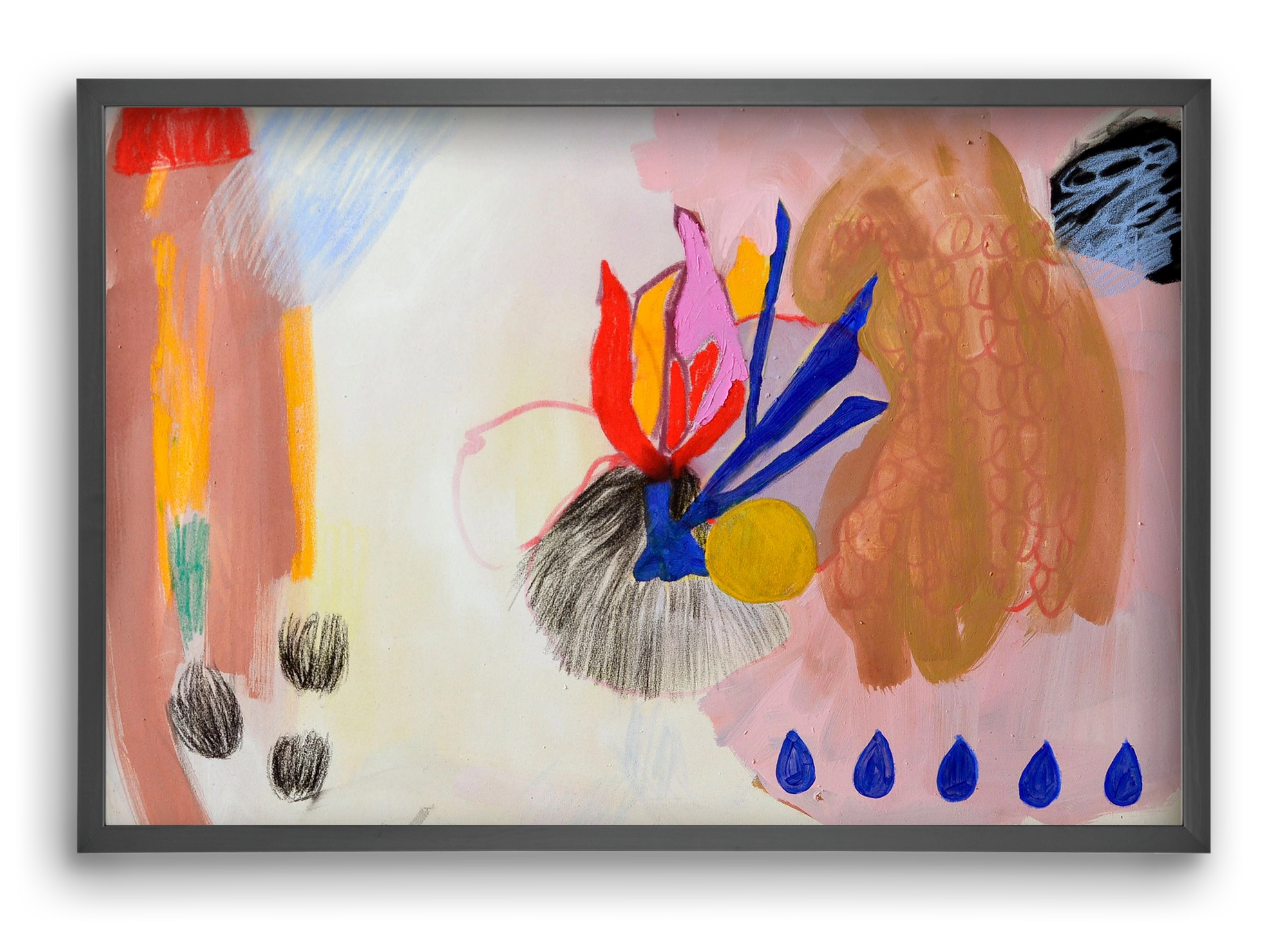 Karneval, 60x40 cm (60x40 cm), Fekete keret