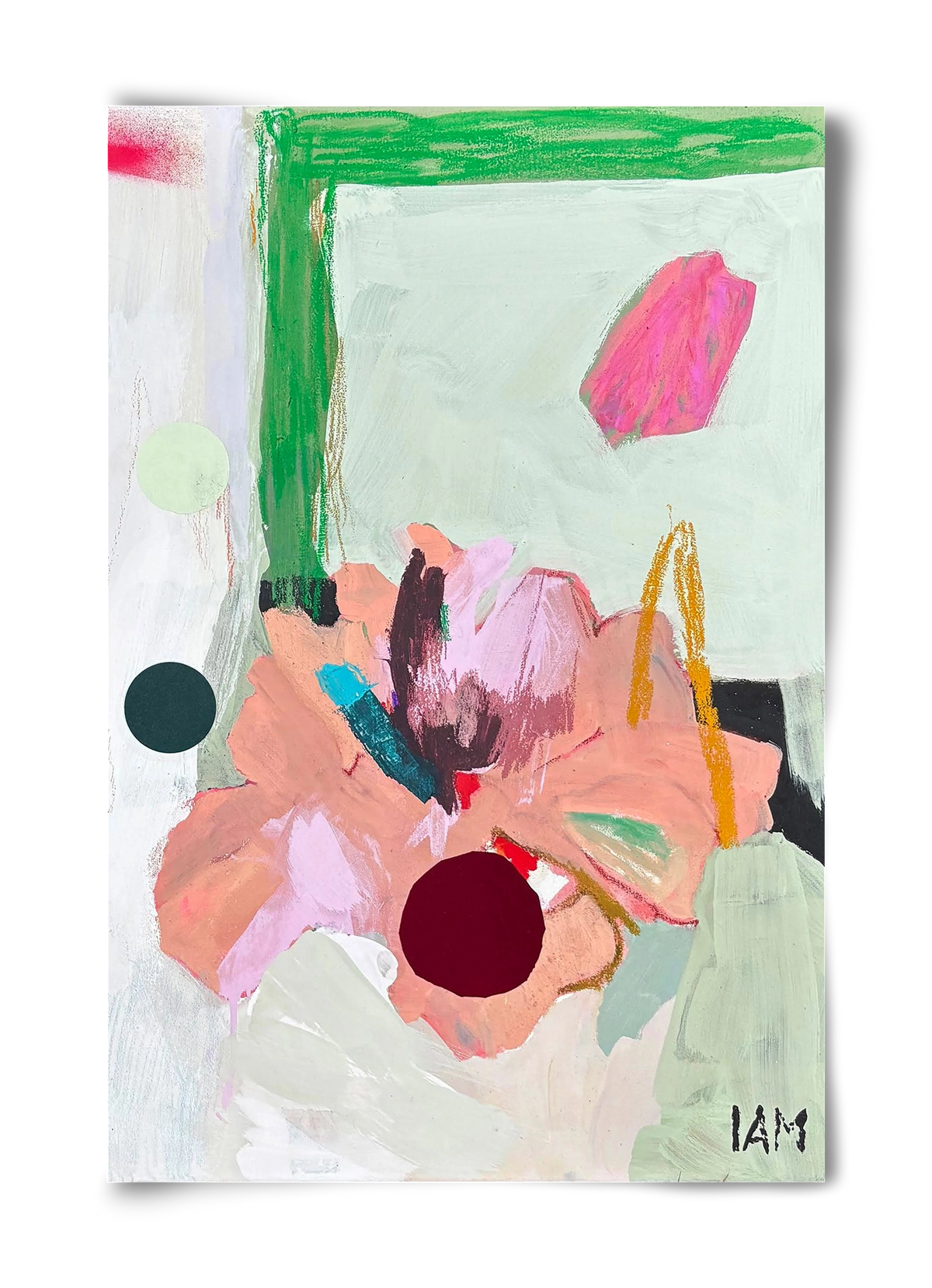 flower, 40x60 cm, Keret nélkül