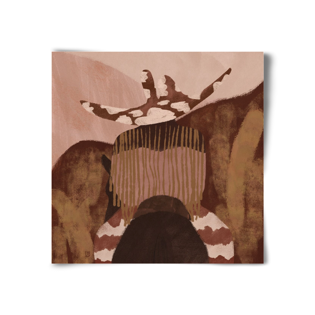 Desert gallop, 30x30 cm, Keret nélkül