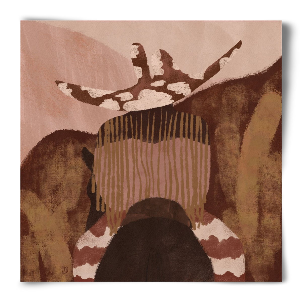 Desert gallop, 50x50 cm, Keret nélkül