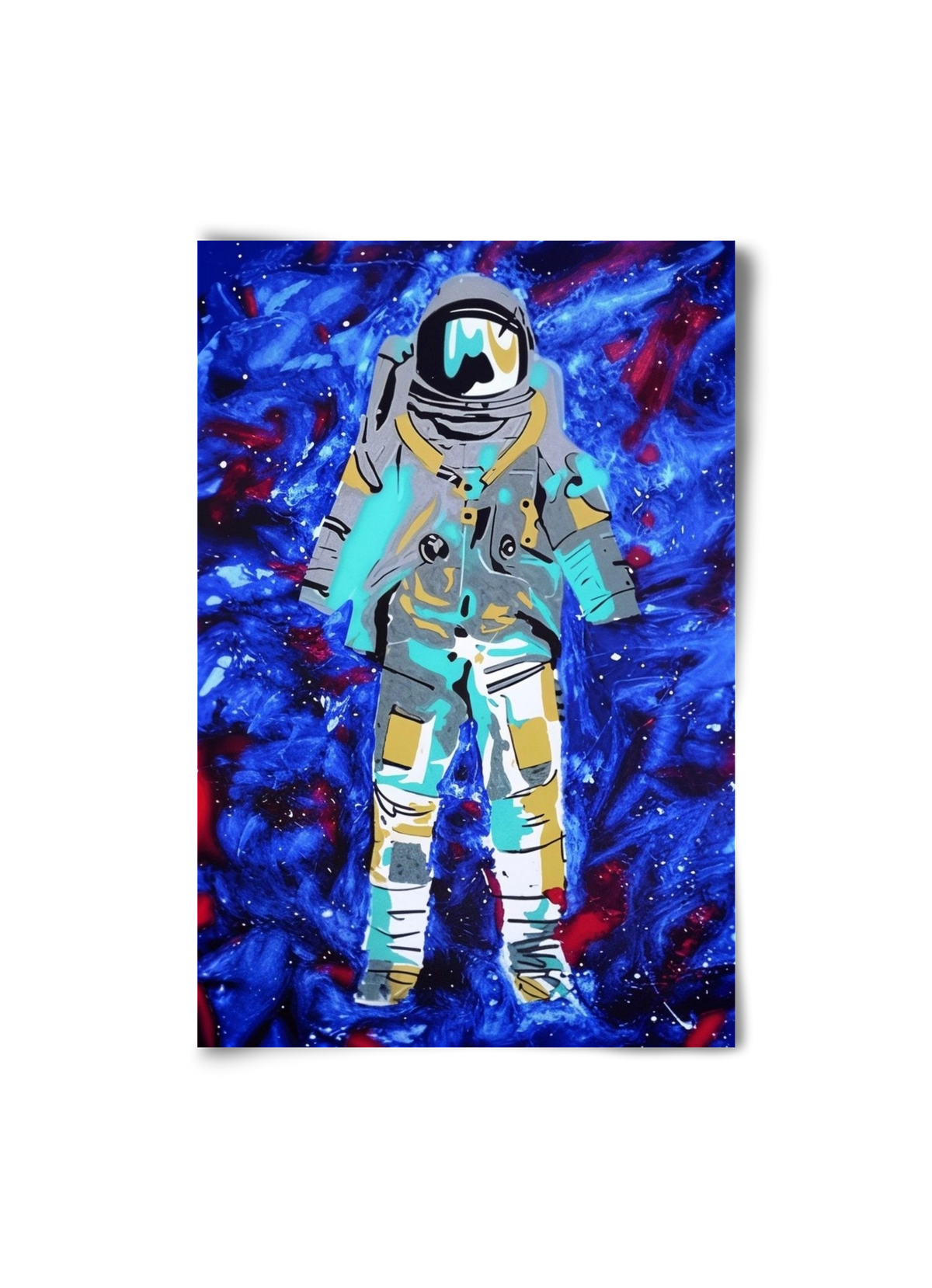 Astronaut, 20x30 cm, Keret nélkül