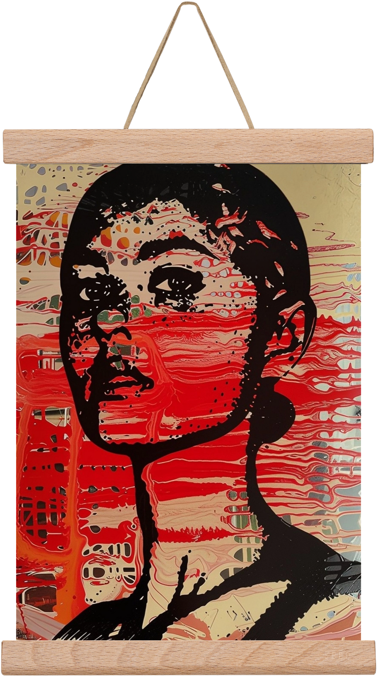 Blood Line, 20x30 cm (20x30 cm), Tölgy akasztó