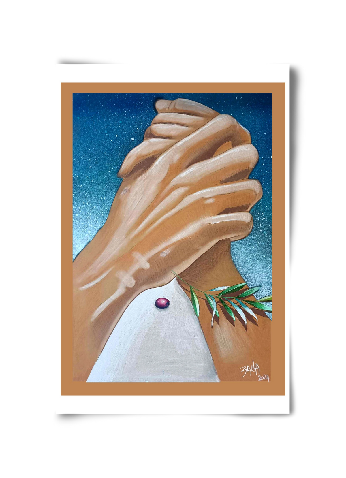 peace, 30x45 cm, Keret nélkül